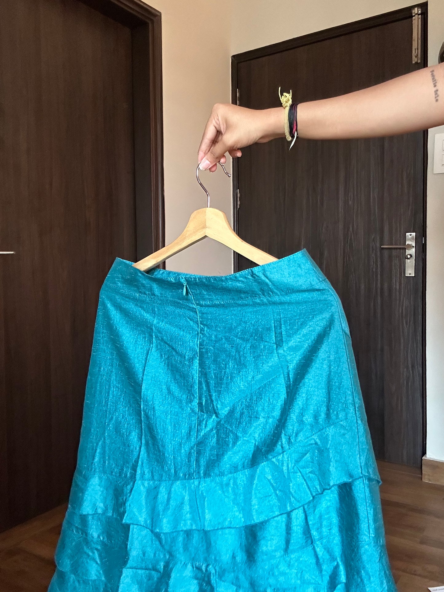 Rococo Vintage Skirt With Back Zipper