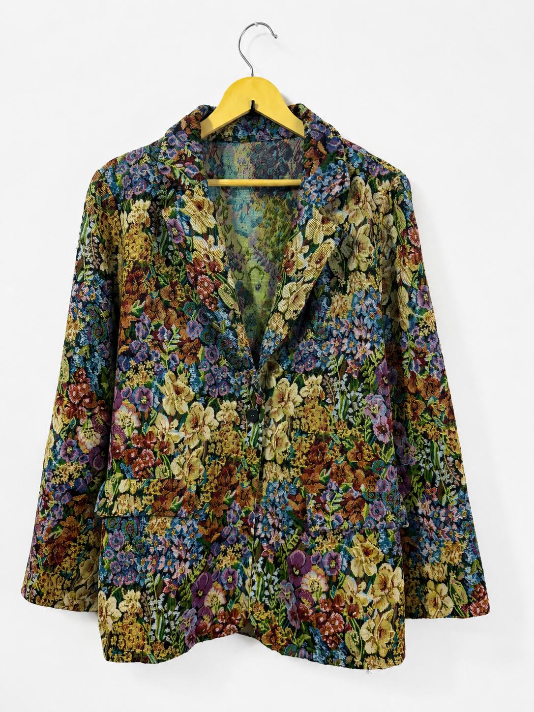 Vintage Secret Garden Tapestry Blazer