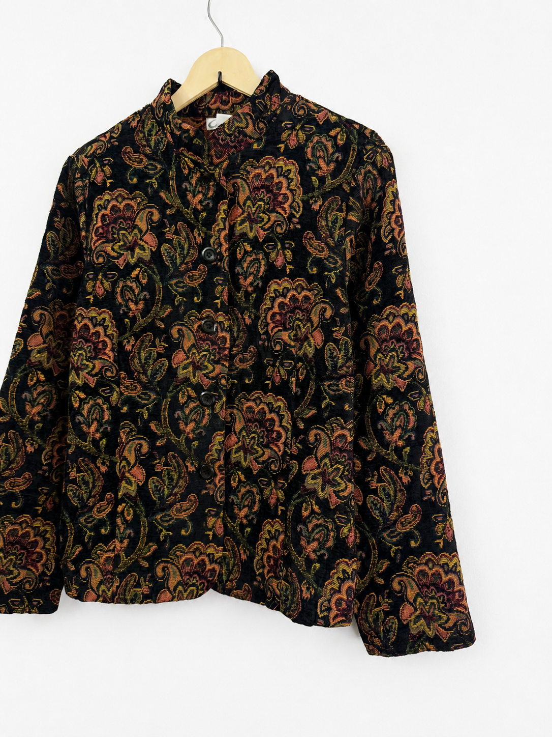 Vintage Floral Tapestry Jacket