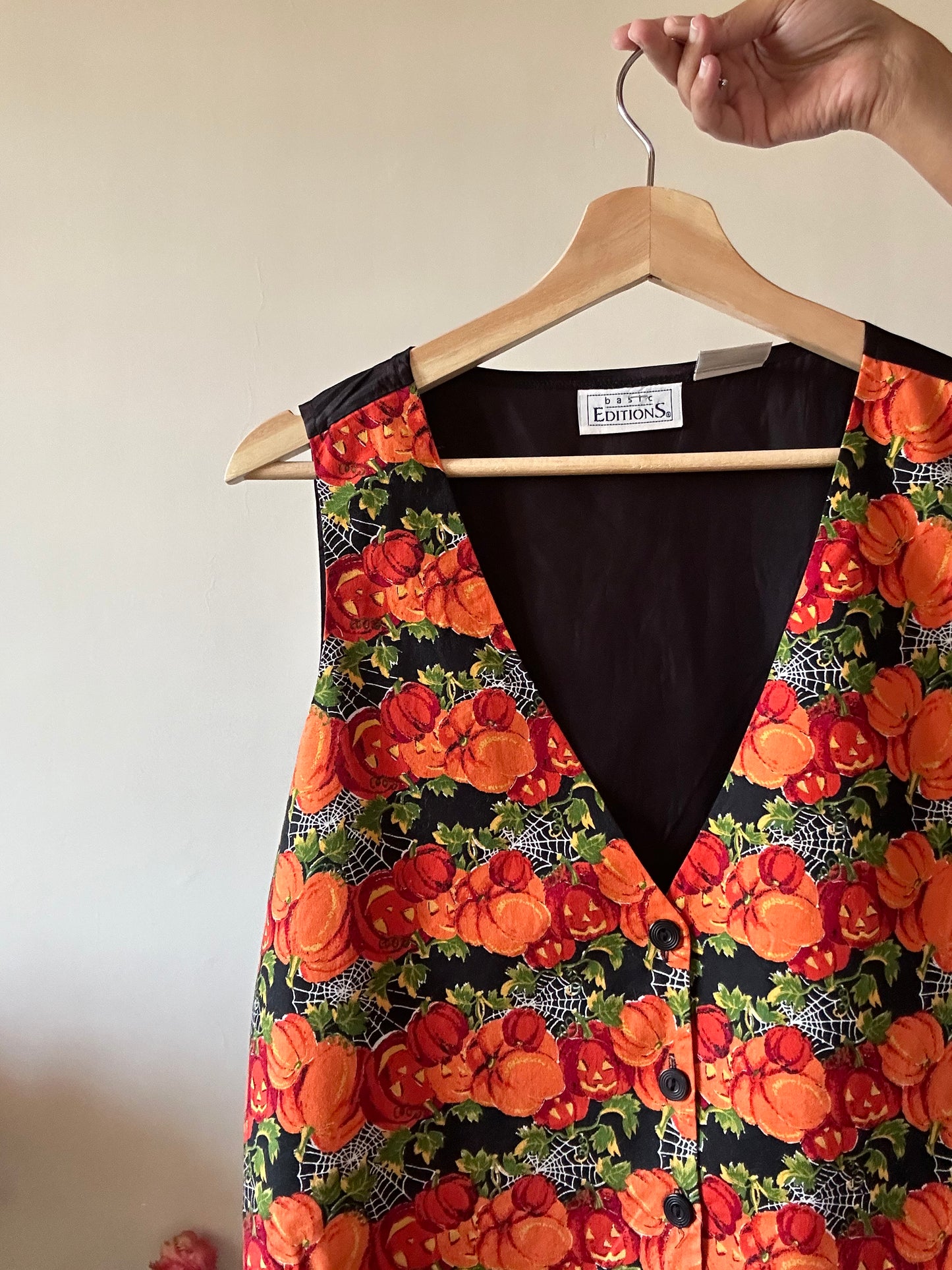 Vintage Basic Editions Halloween Vest