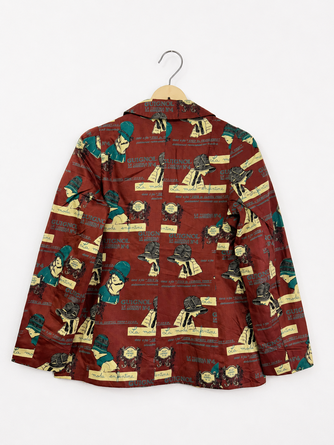 Vintage French Graphic Blazer