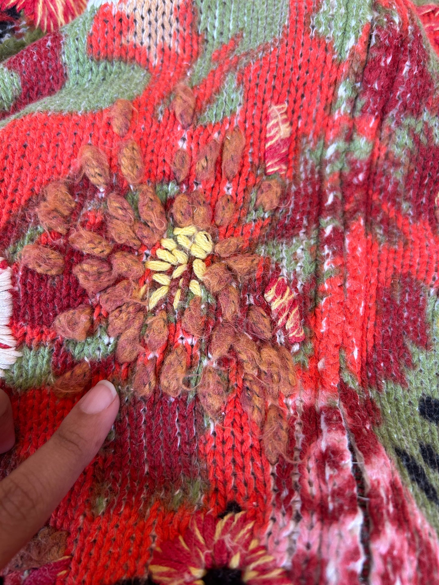 Coldwater Creek Embroidered Knit Pullover