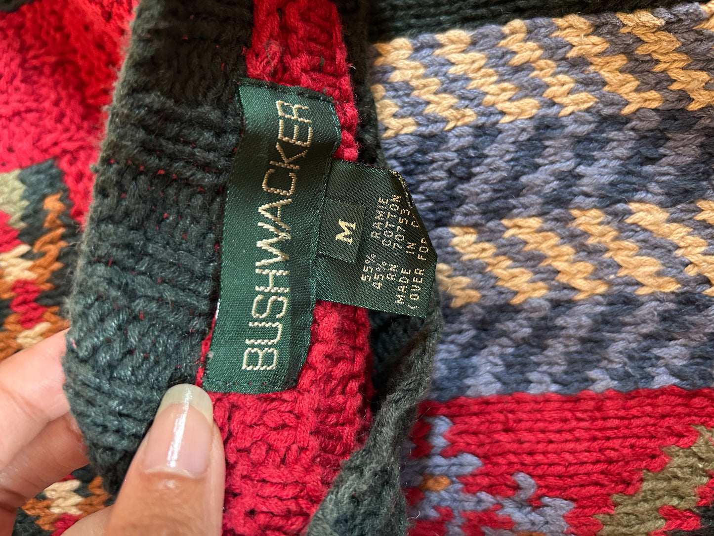 Bushwacker Vintage Hand Embroidered Pullover