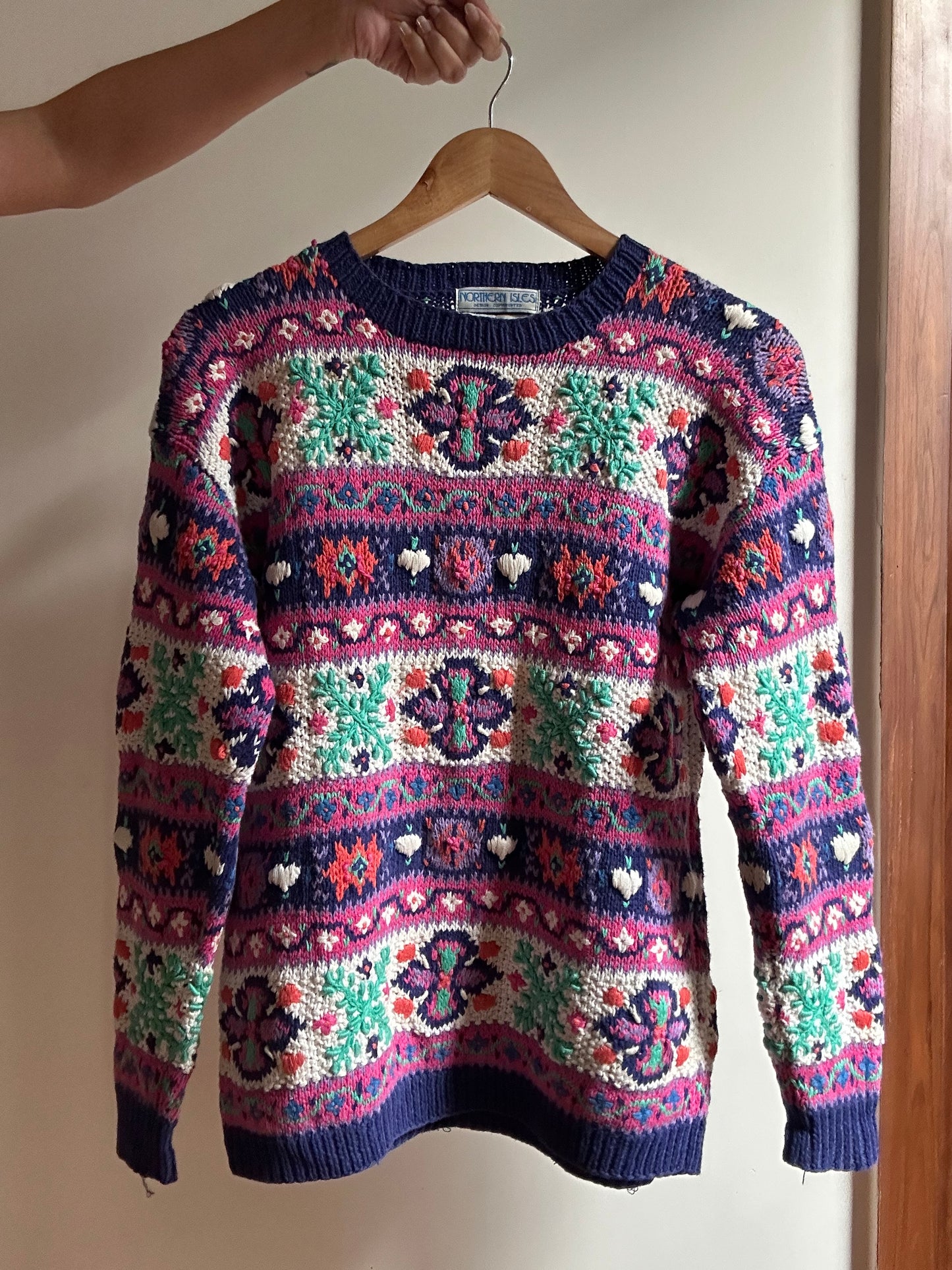 Northern Isles Vintage Hand Knit Pullover