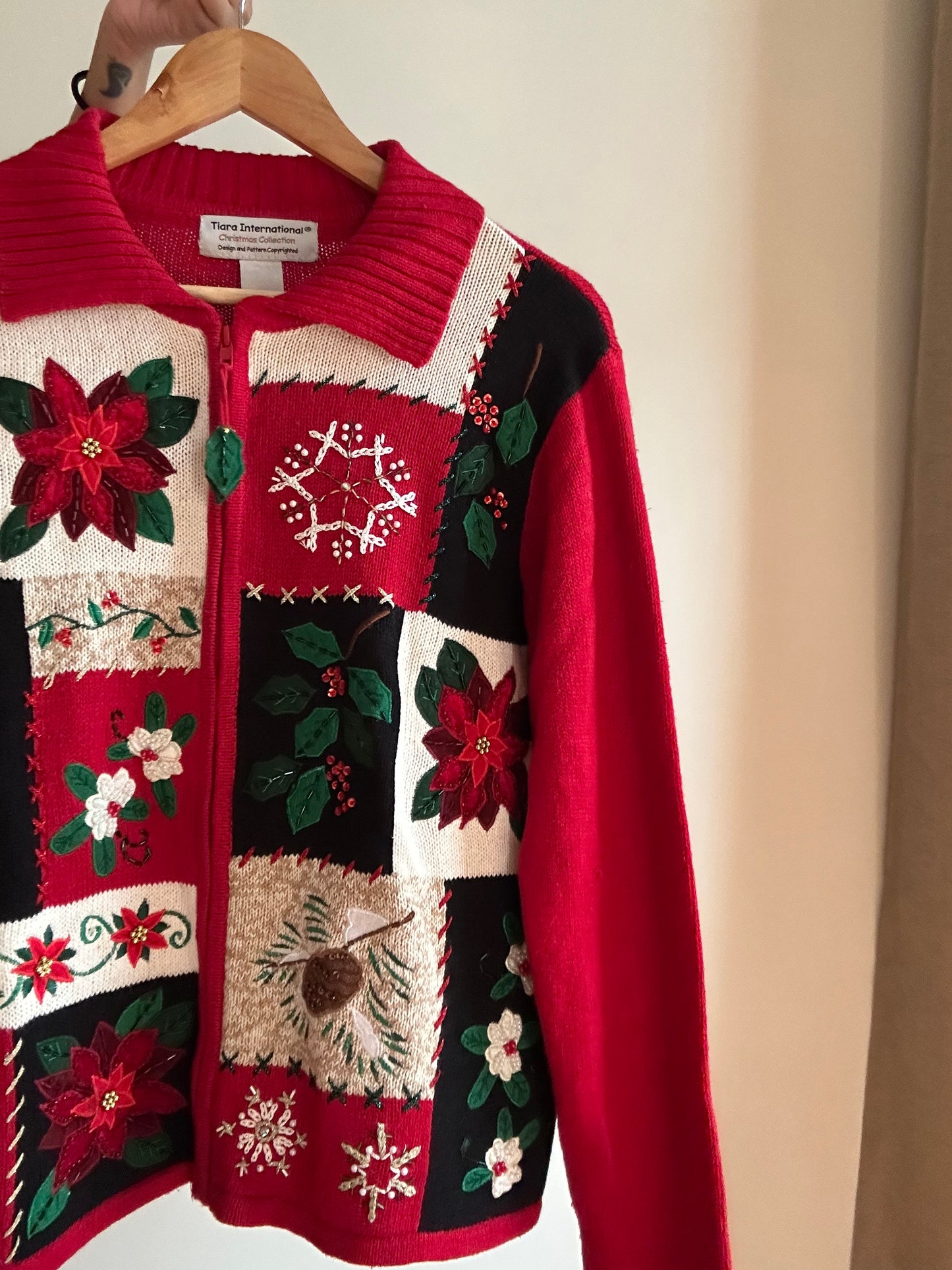 Tiara International Vintage Knit Cardigan