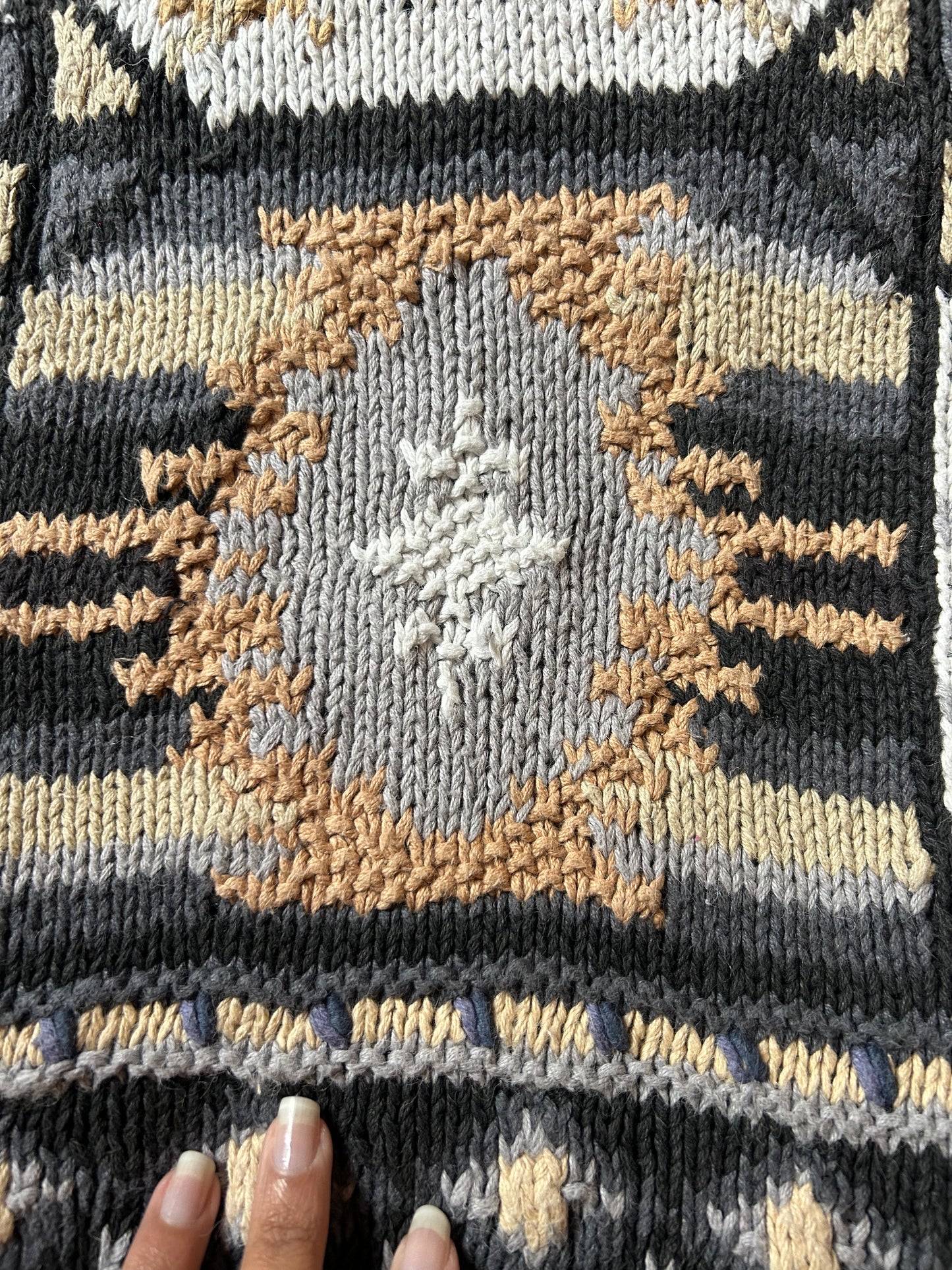 Vintage Crystal Kobe Hand Embroidered Pullover