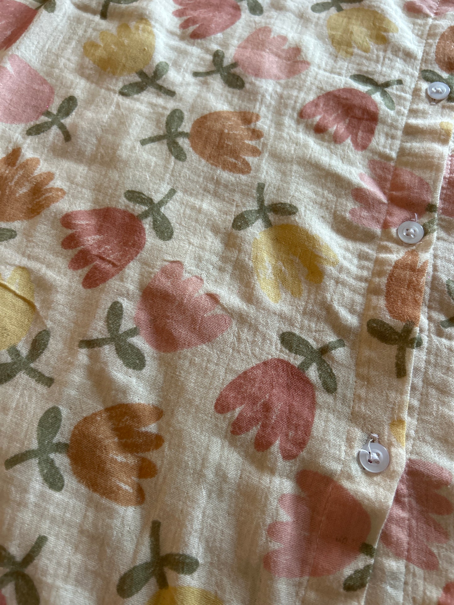 Pinteresty Vintage Floral Print Shirt