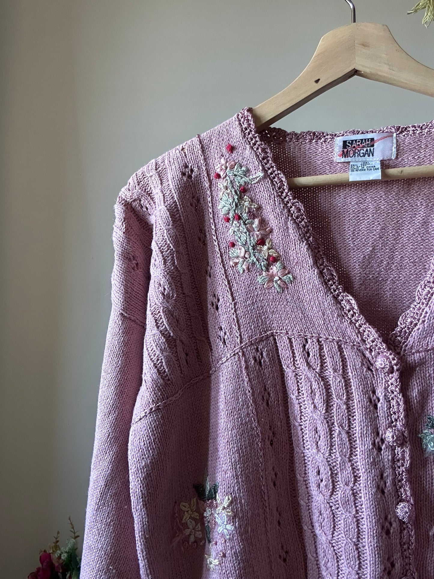 Sarah Morgan Vintage Floral Cardigan