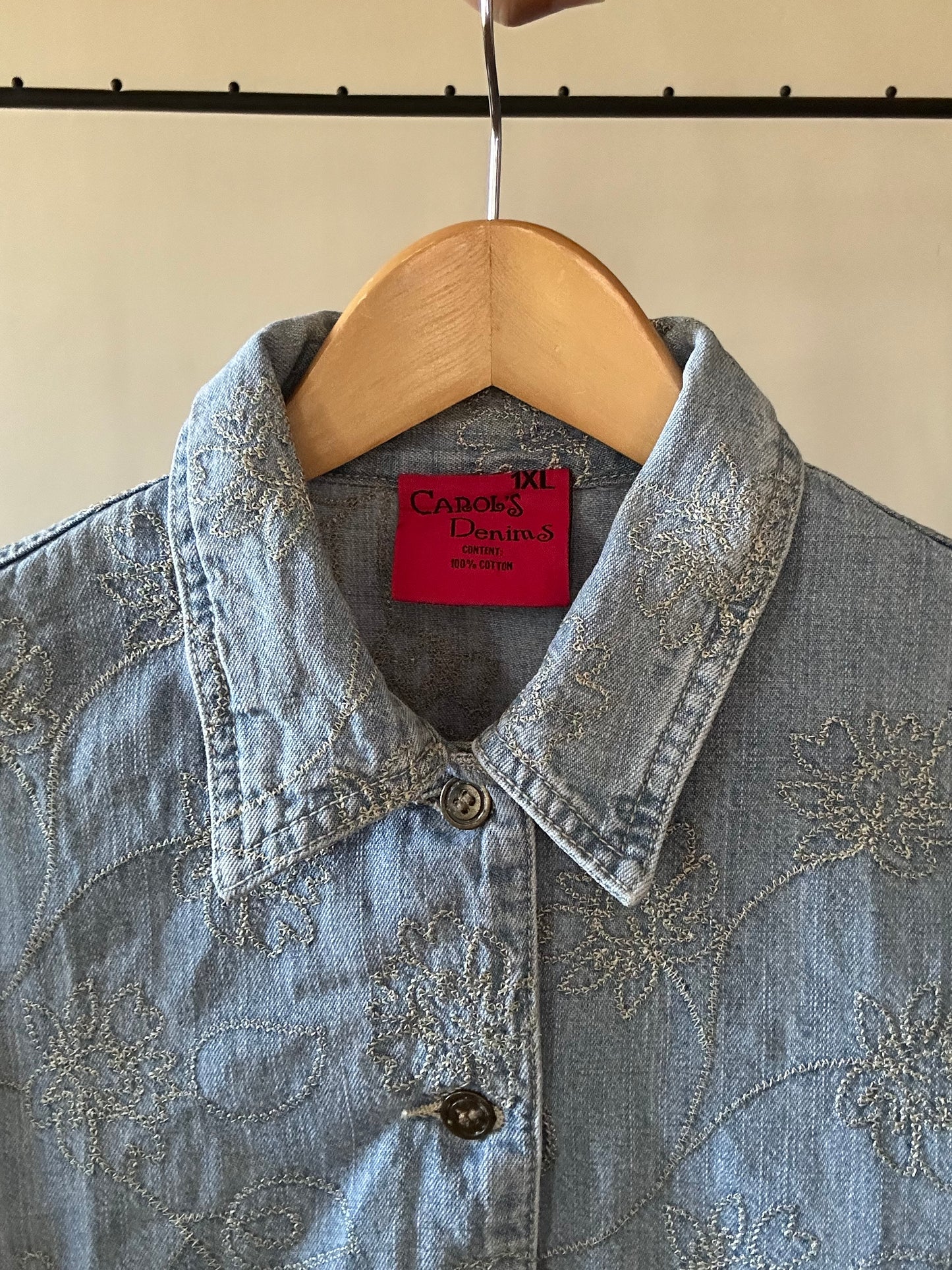 Carol’s Denims Vintage Embroidered Shirt