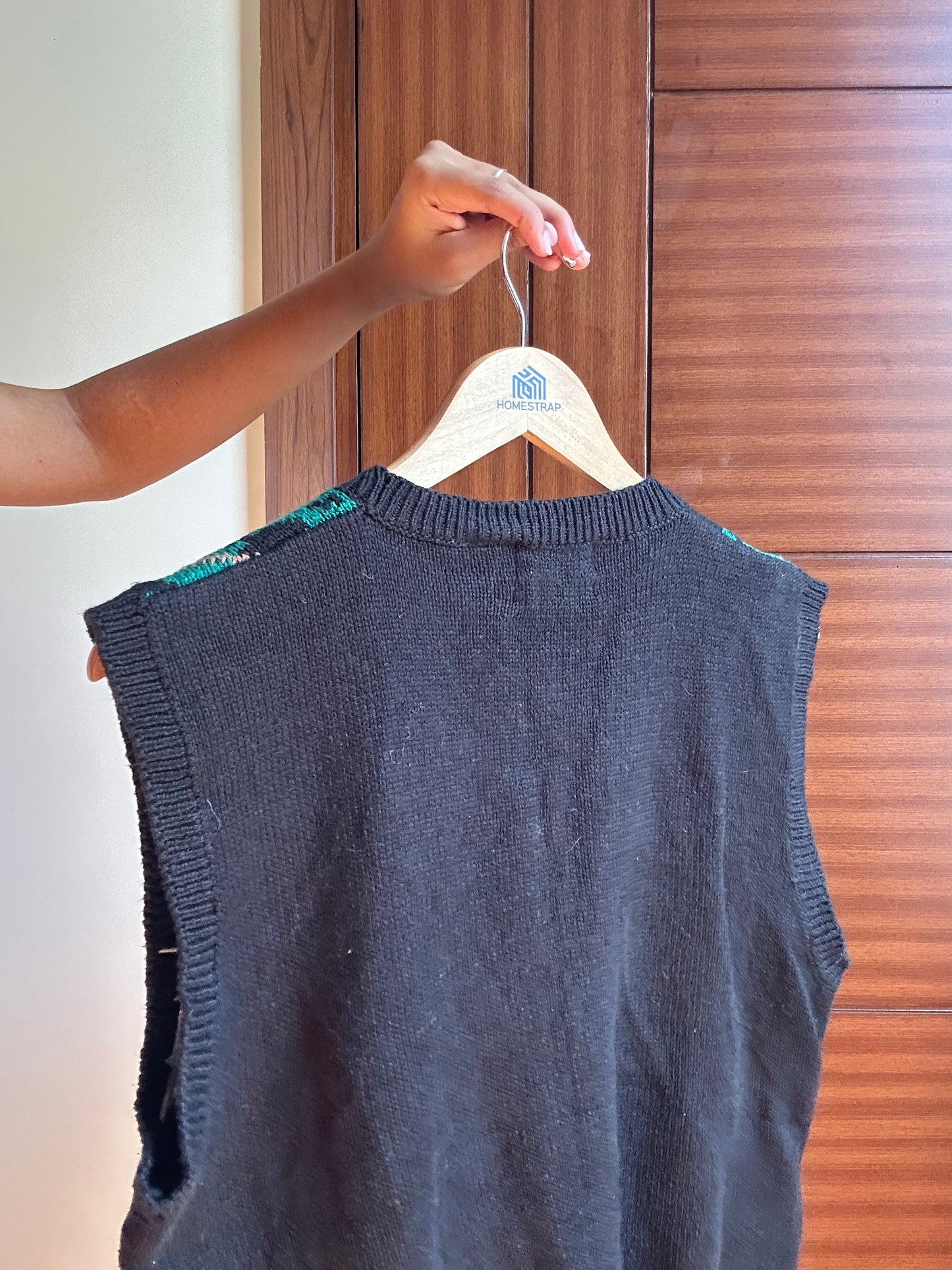 Country Side Classic Vintage Hand Embroidered Knit Vest