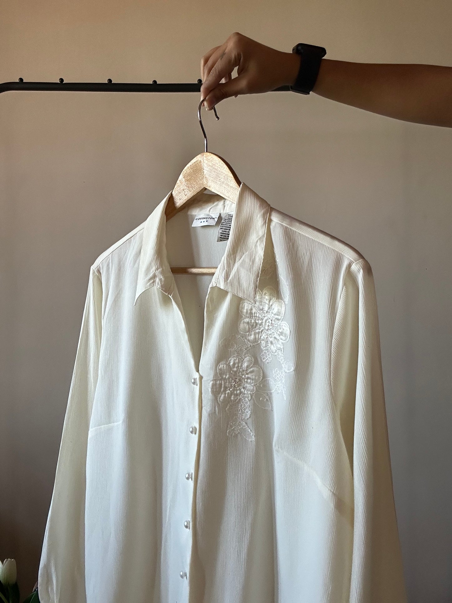 Covington Vintage Front Embroidery Shirt