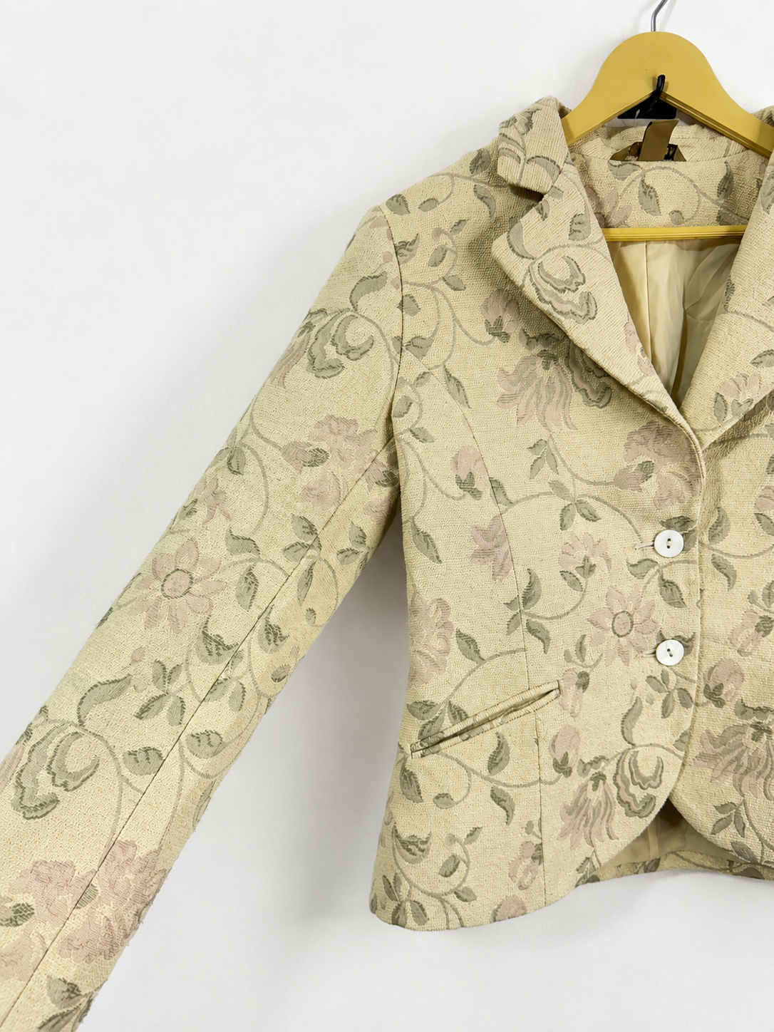 Vintage Tapestry Floral Blazer