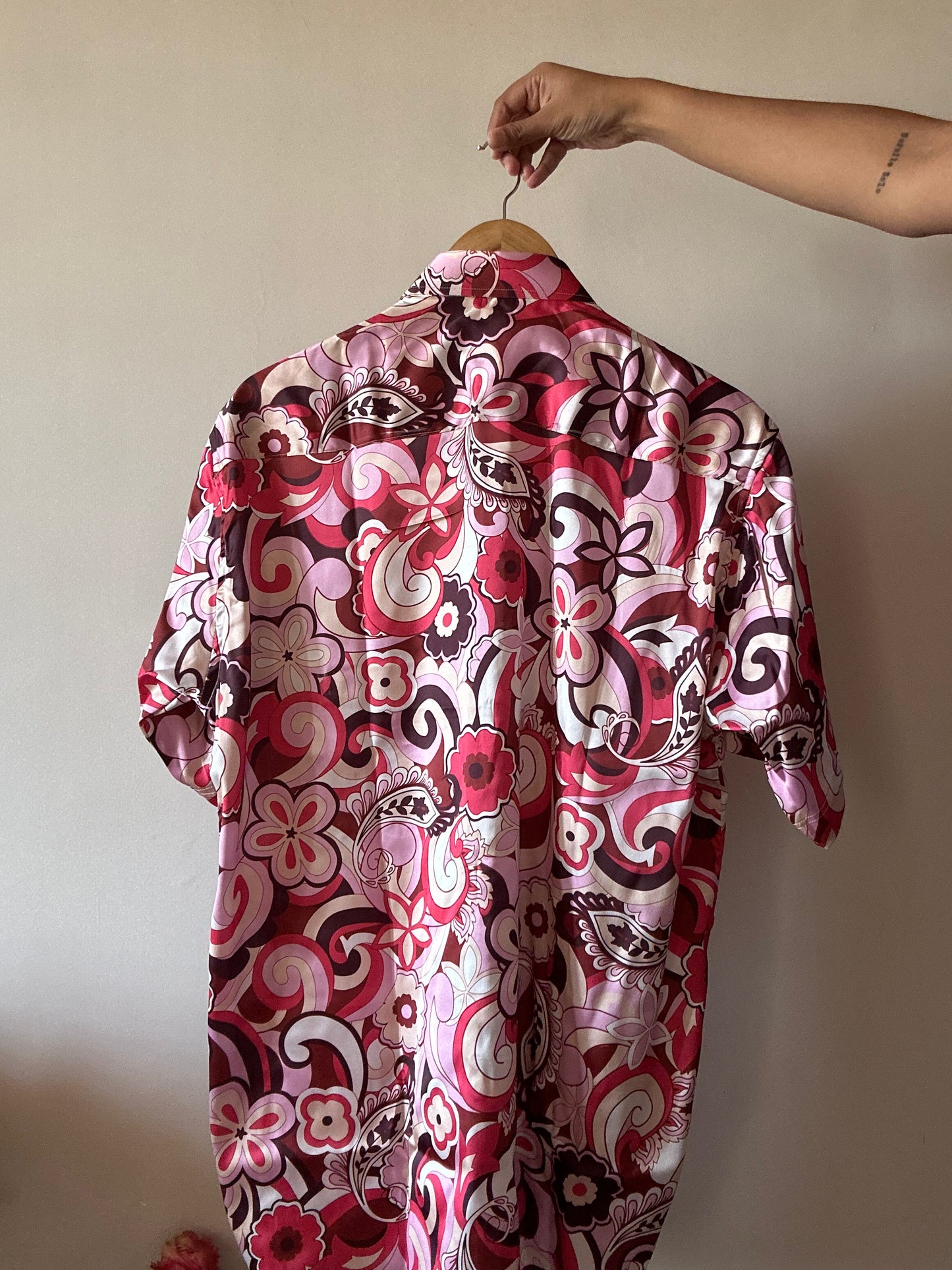 90s Painter’s Satin Shirt