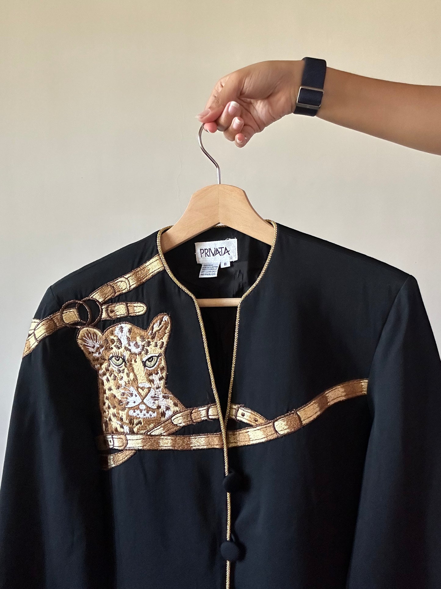 Vintage Privata Embroidered Blazer