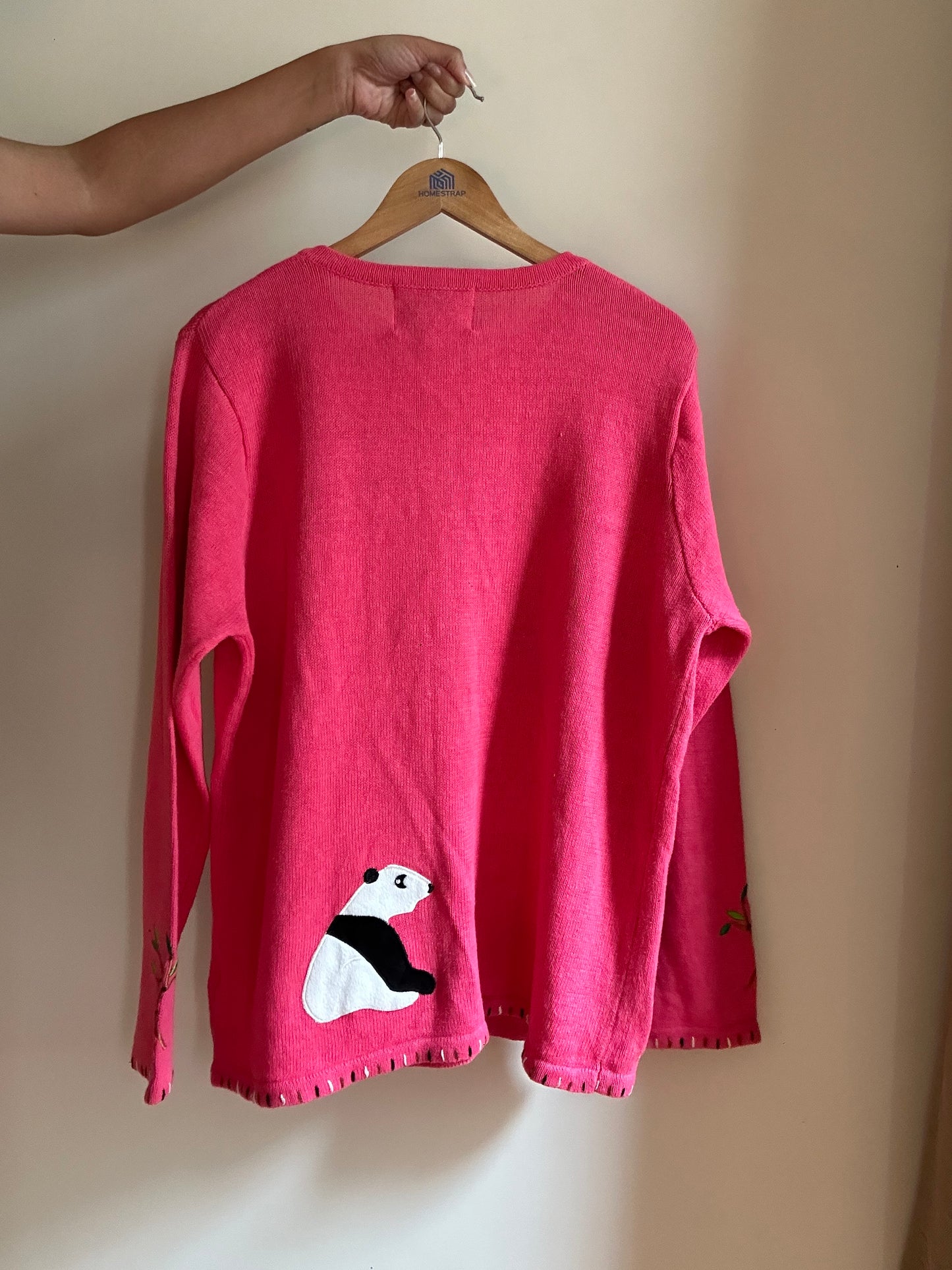 The Quacker Factory Vintage Panda Cardigan