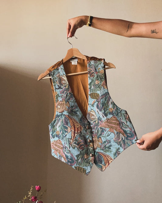 Backroad Blues Vintage Sea Vest
