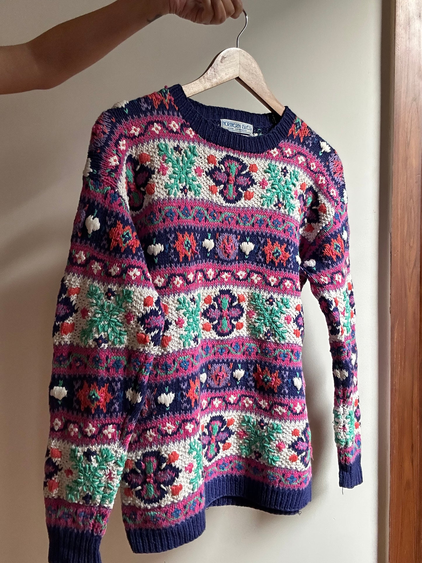 Northern Isles Vintage Hand Knit Pullover