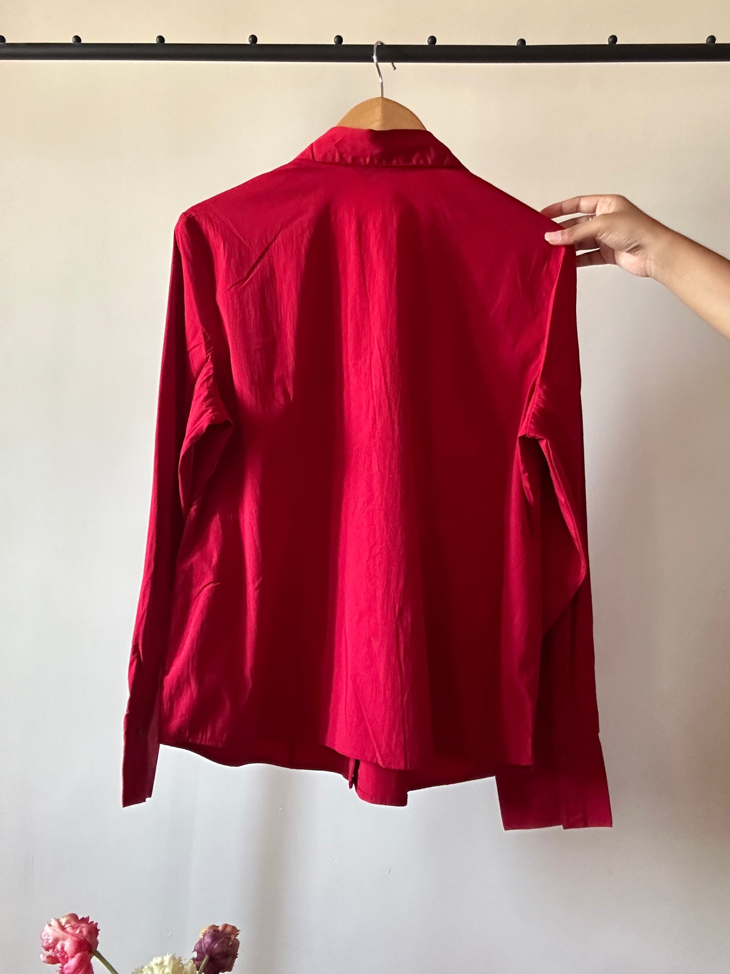 Red Vintage Semi Formal Shirt