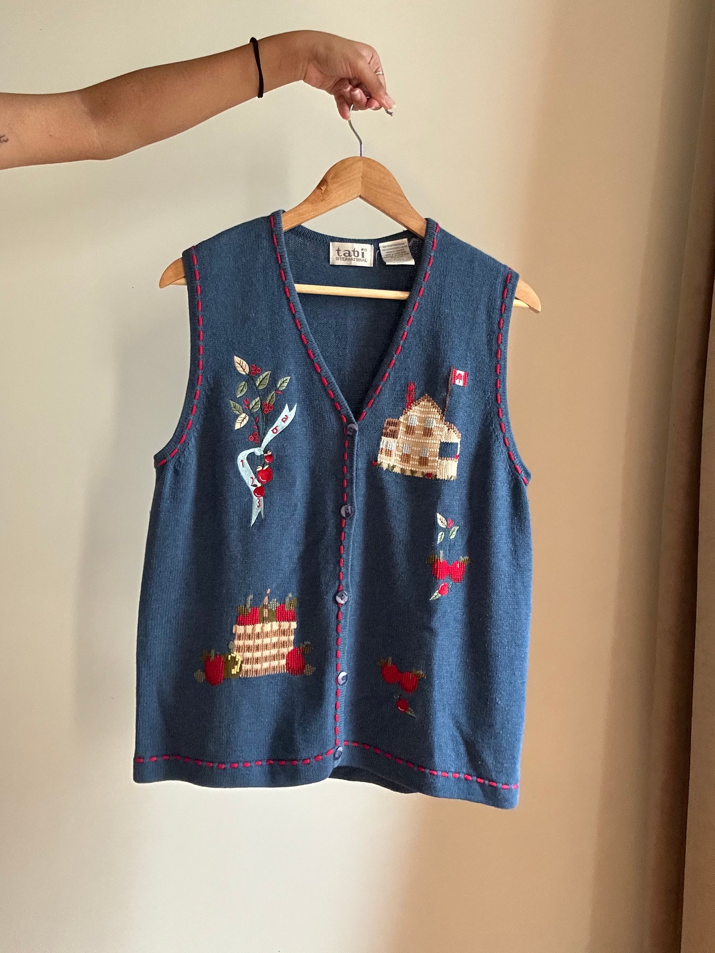 Tabi International Vintage Knit Vest