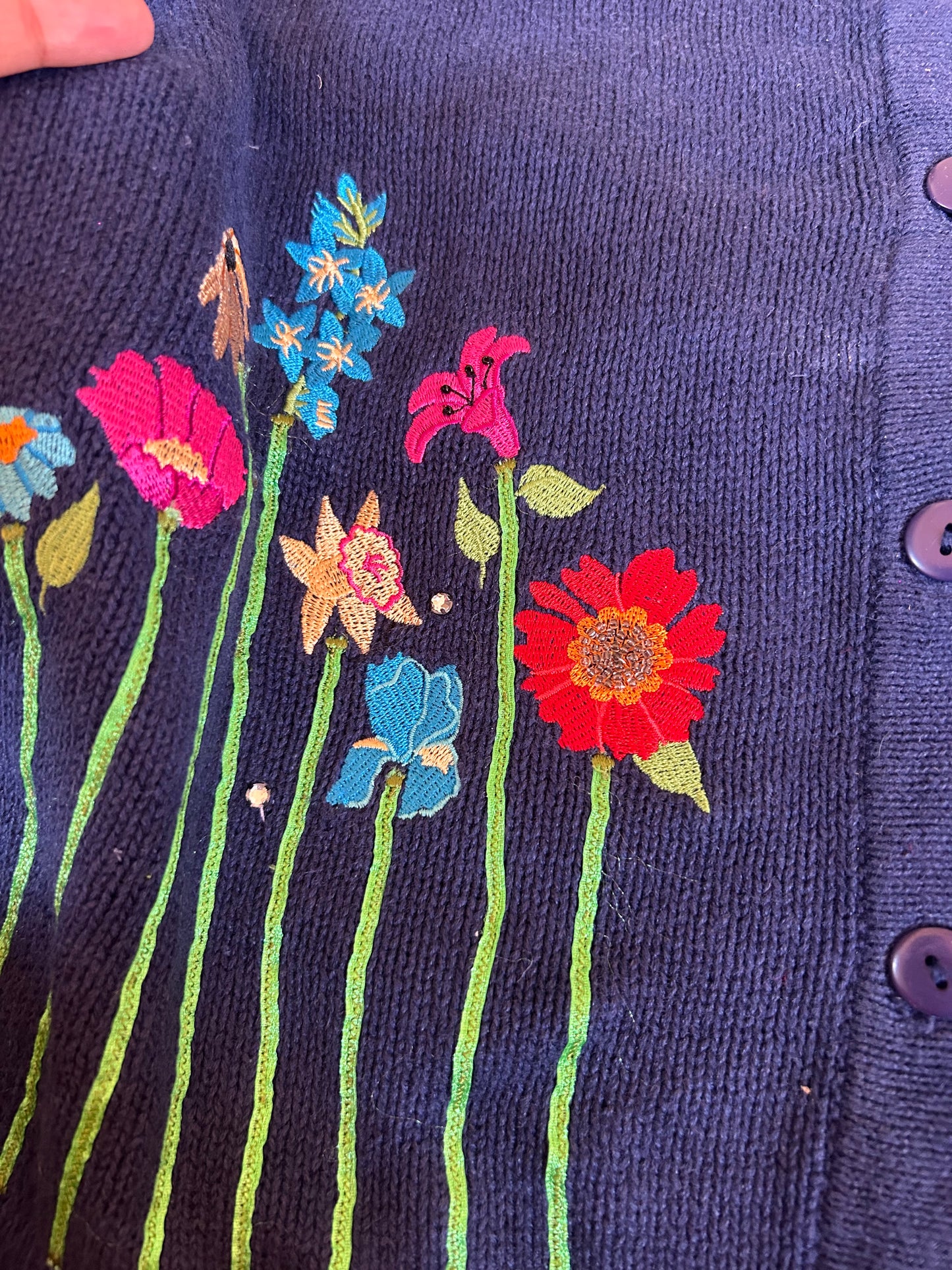 The Quacker Factory Vintage Knit Cardigan