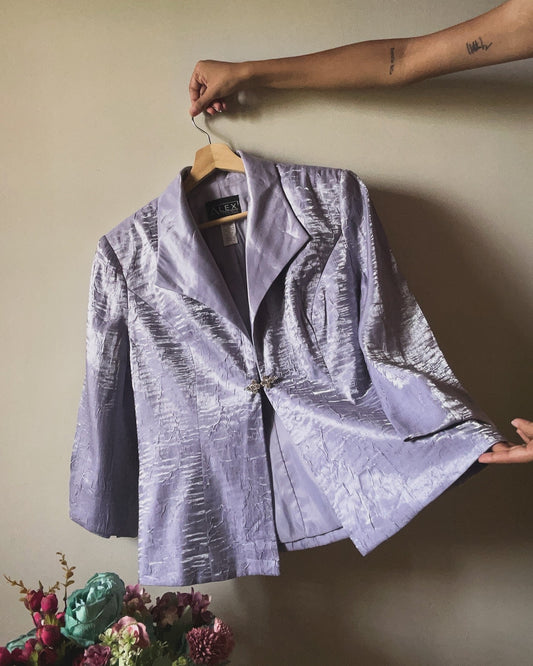 Alex Vintage Crinkled Blazer
