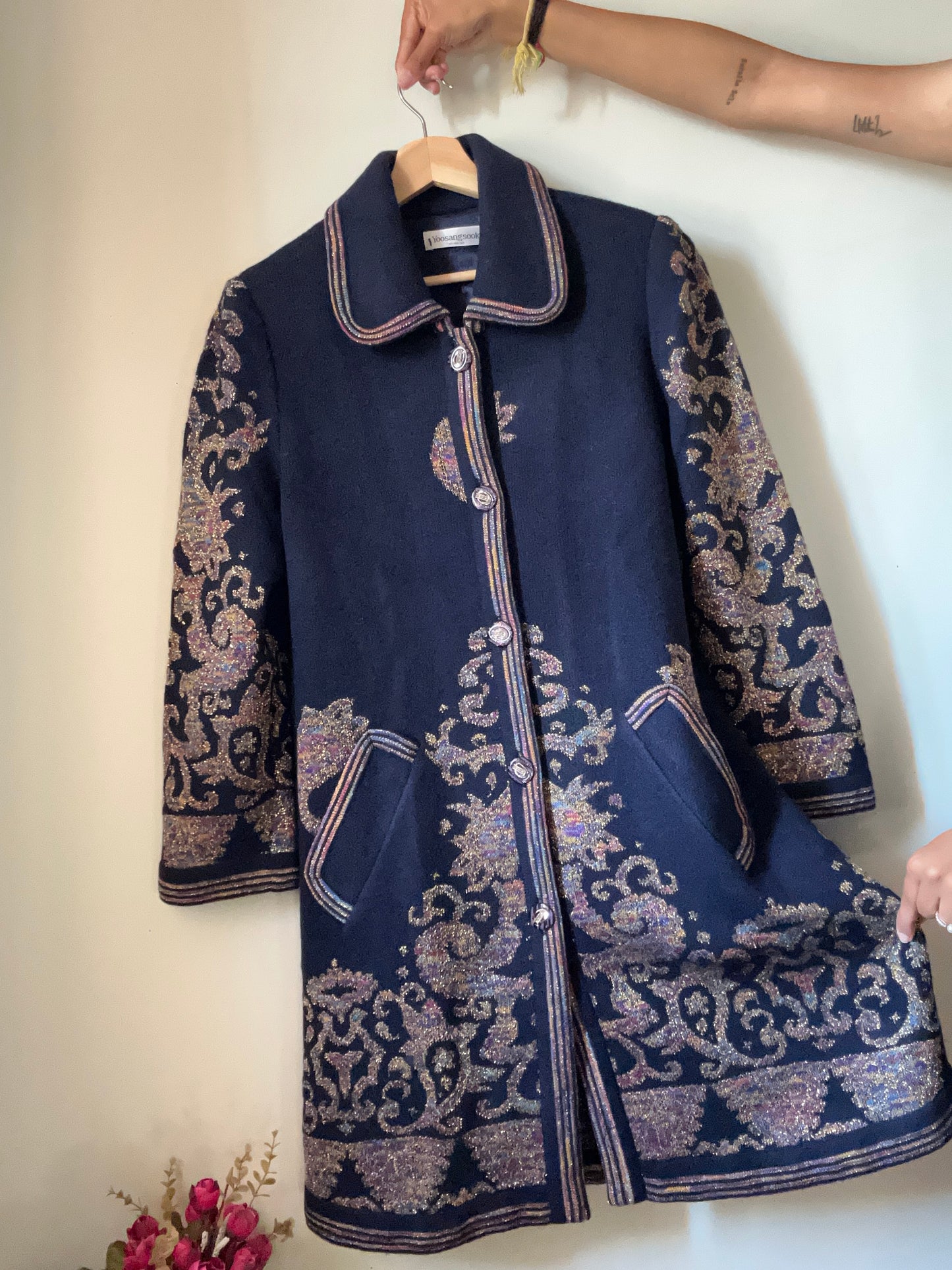 Yoosangsook Vintage All Knit Trench Coat