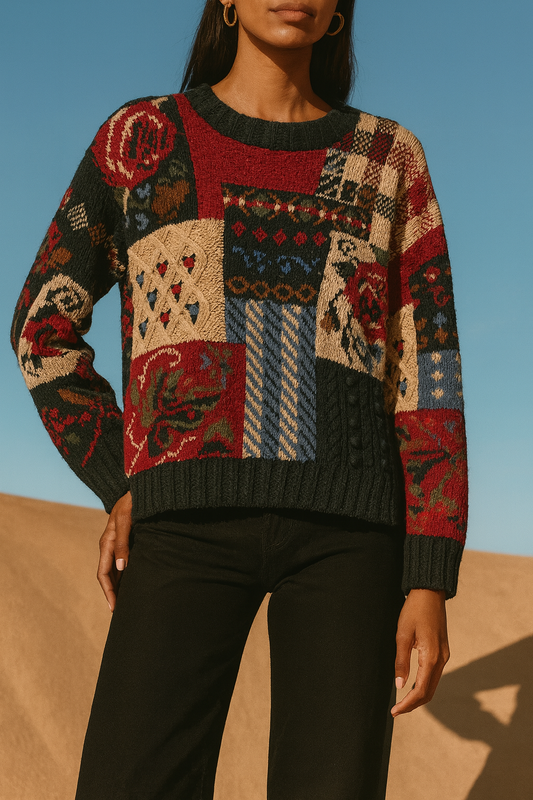 Bushwacker Vintage Hand Embroidered Pullover