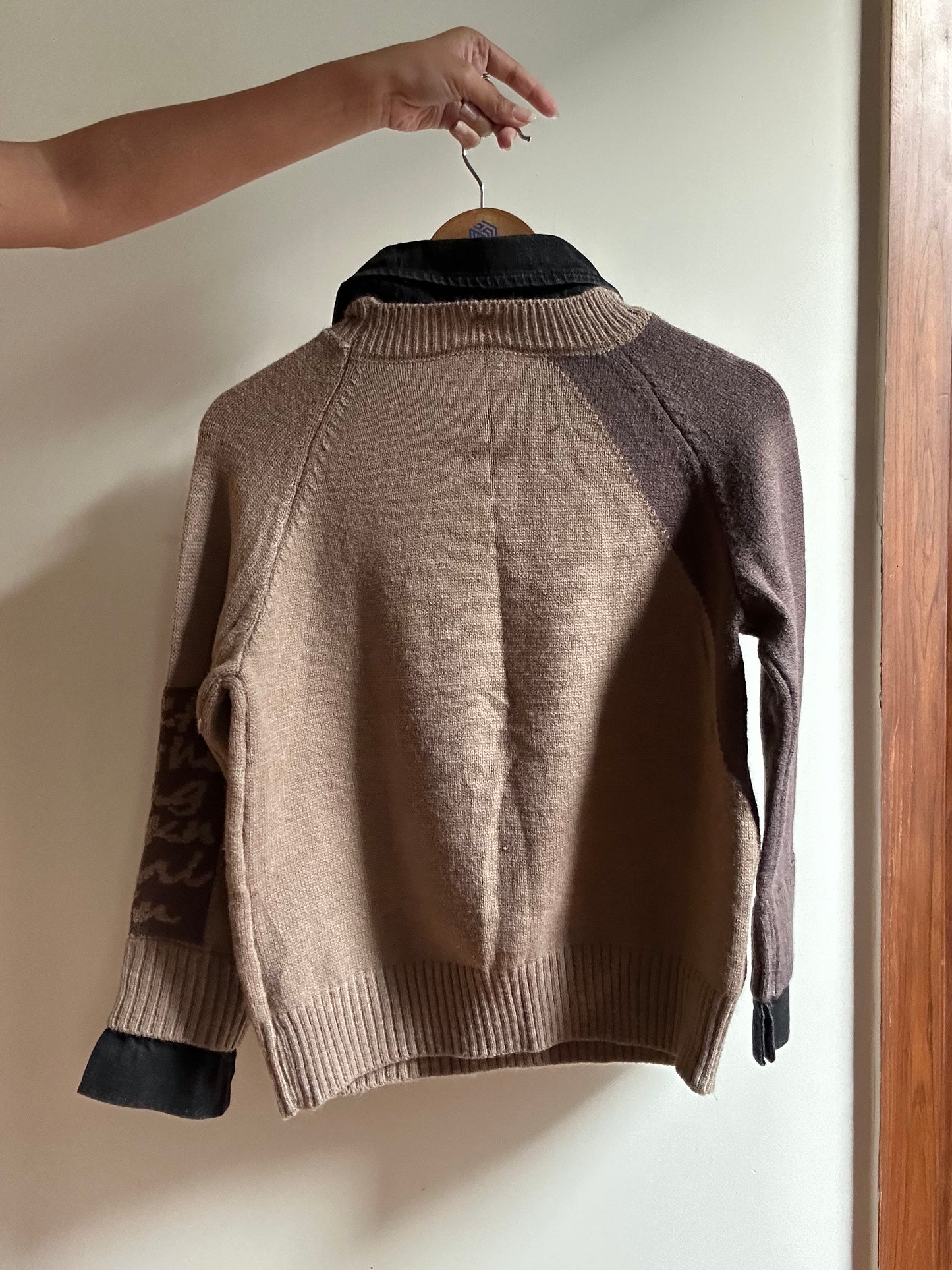 Vintage Detachable Coller Knit Pullover