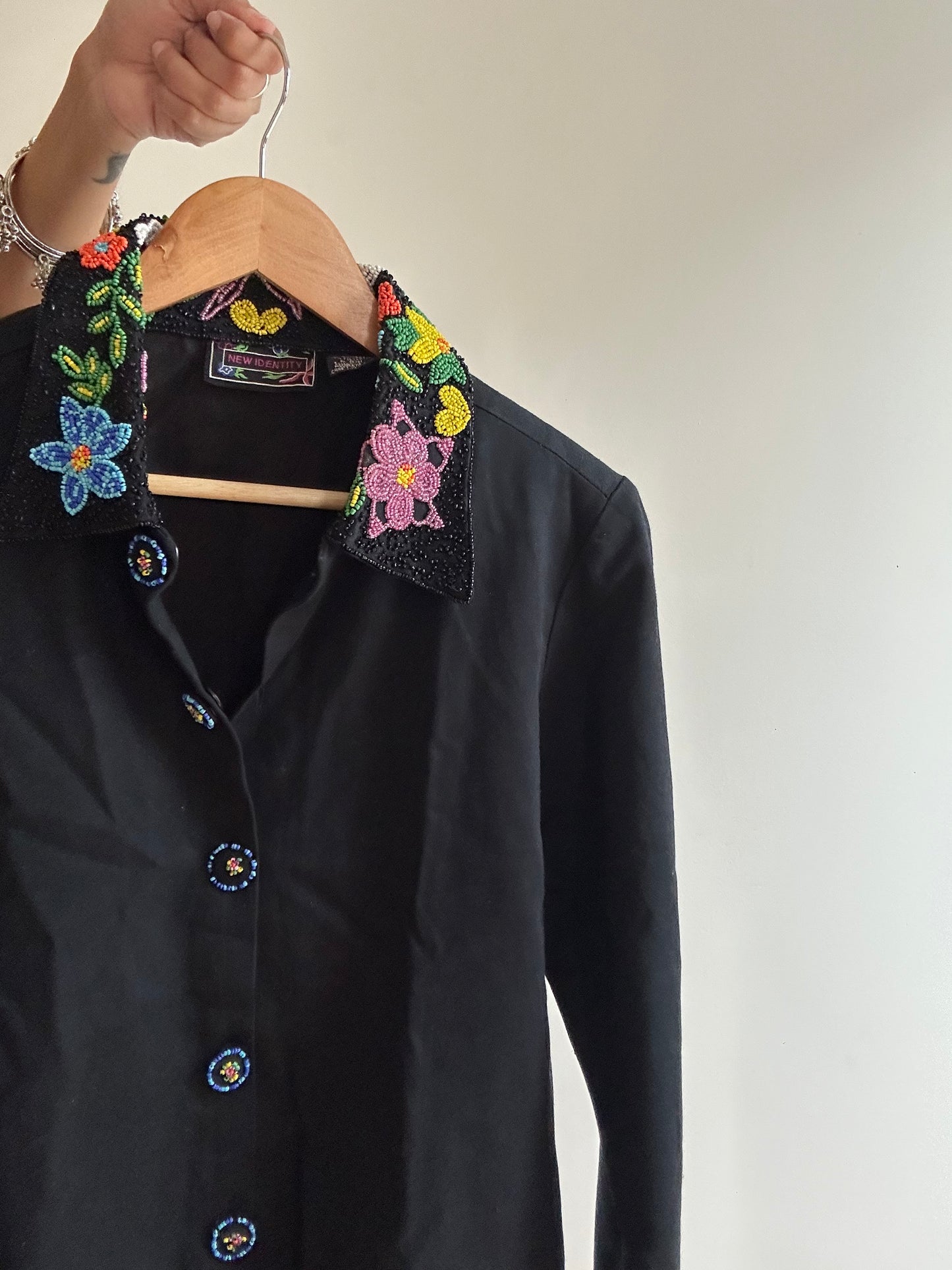 Vintage New Identity Shaket, Beaded