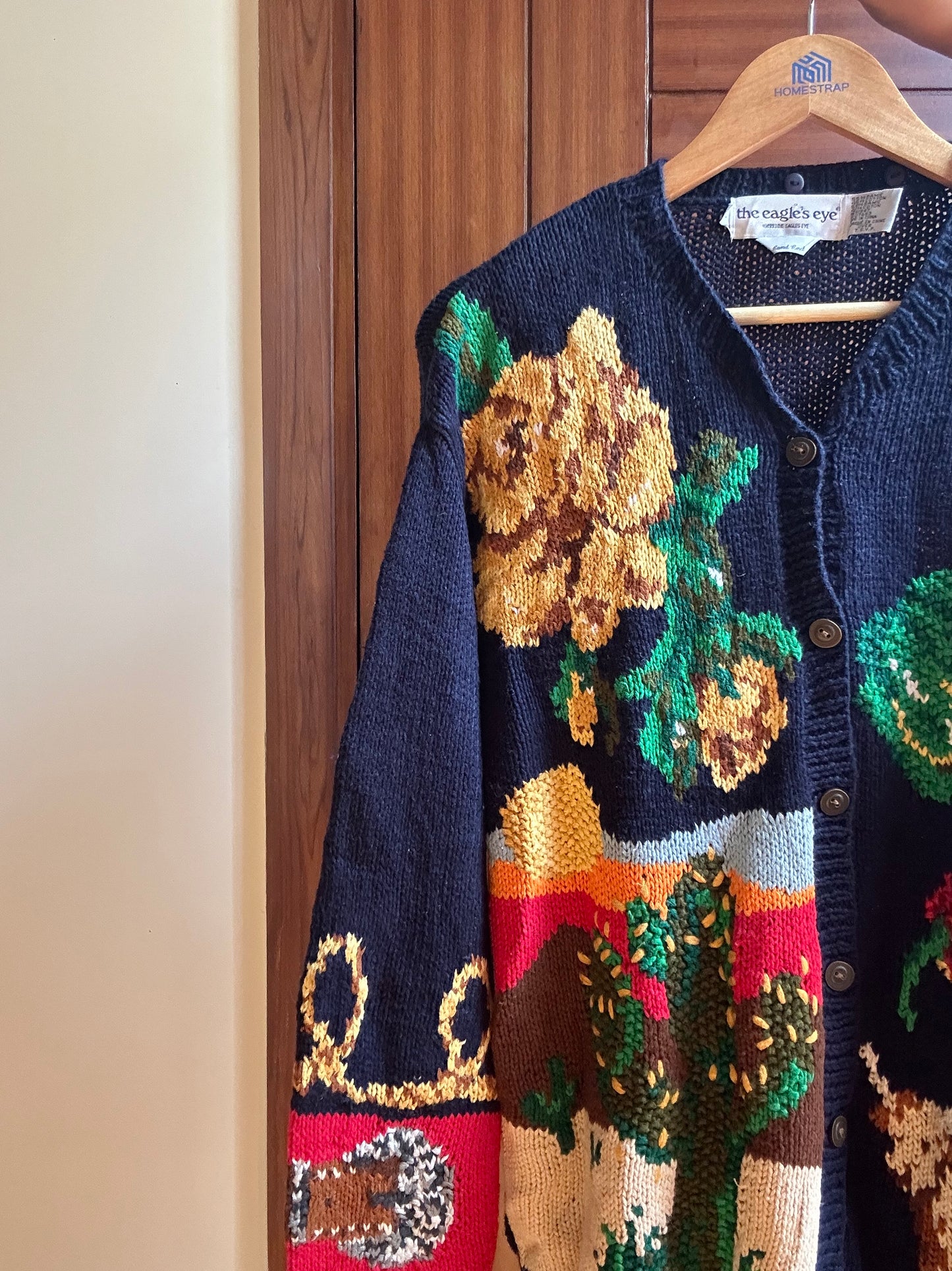 The Eagle’s Eye Vintage Hand Knit Cardigan