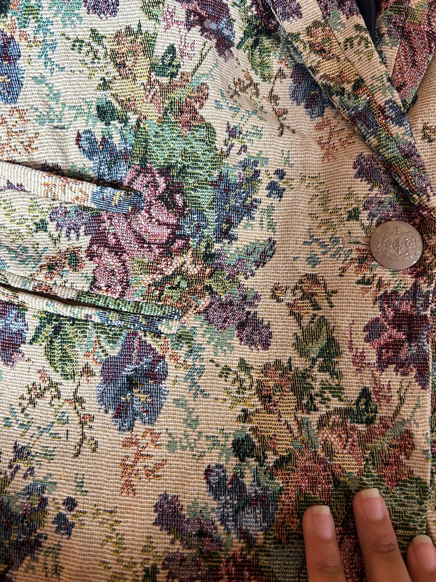 Stradivarius Vintage Jaquard Blazer