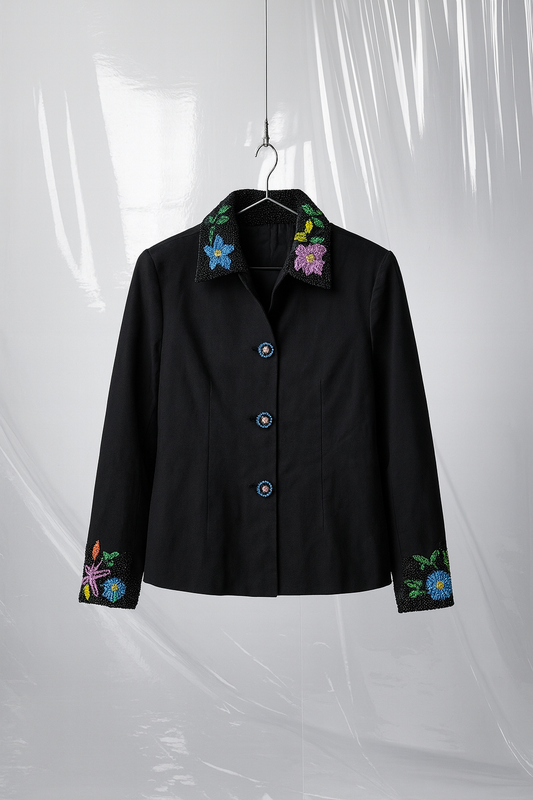 Vintage New Identity Shaket, Beaded