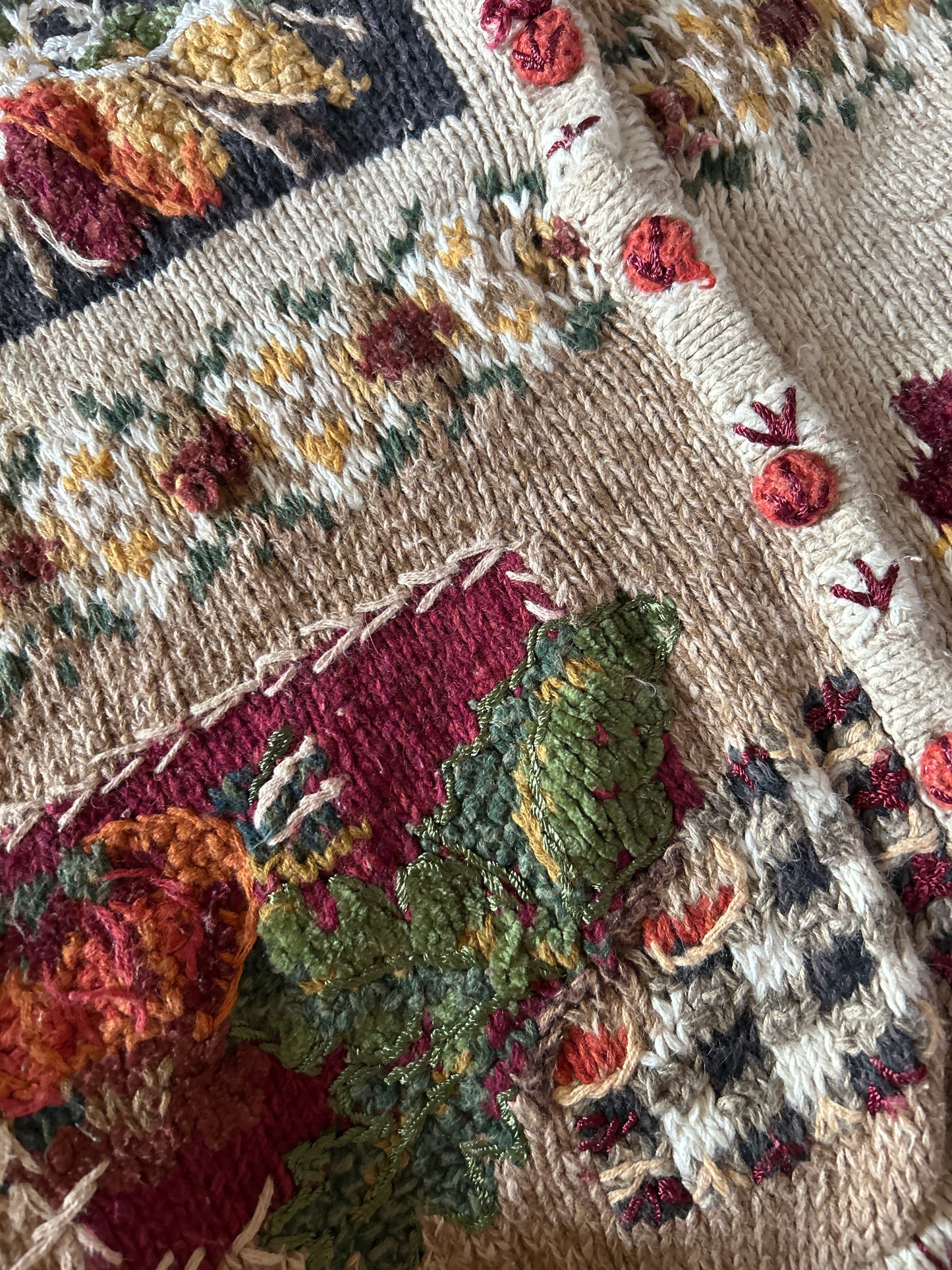 Heirloom Collectibles Vintage Embroidered Cardigan