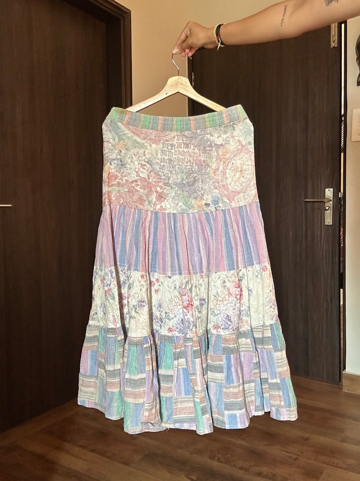 Marsha Sports Vintage Jacquard Skirt