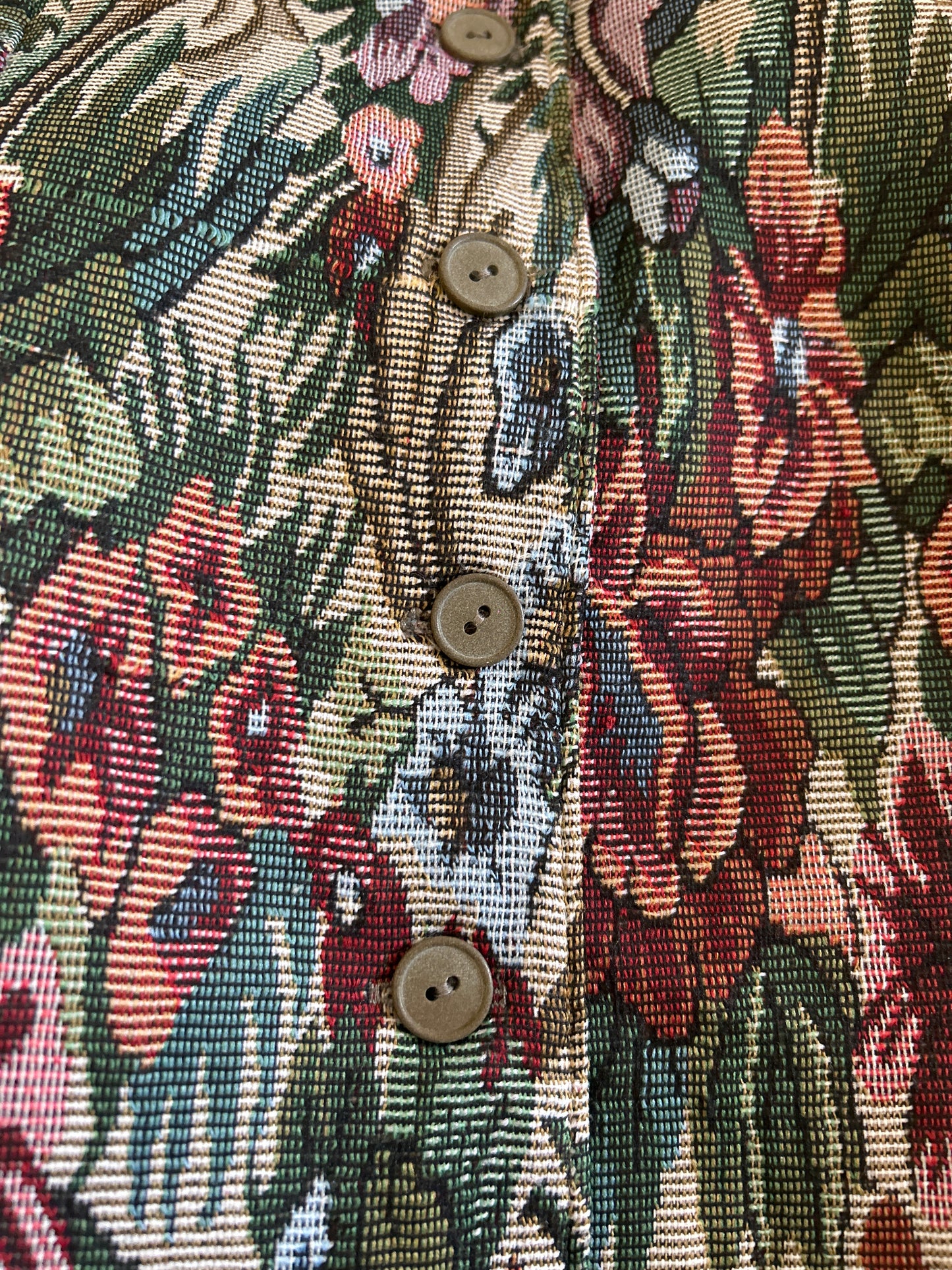 Vintage Original Floral Weaved Blazer