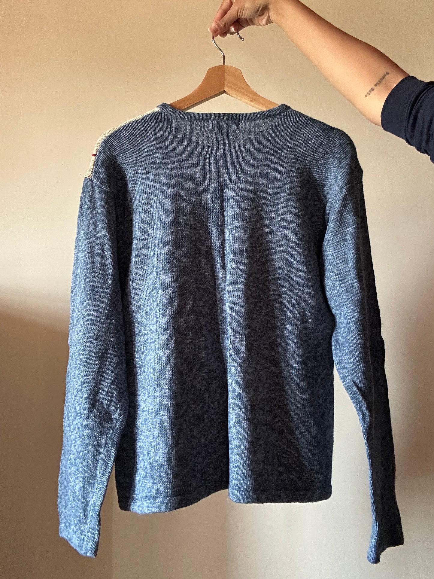 Vintage Heirloom Collectibles Embroidered Knit Cardigan