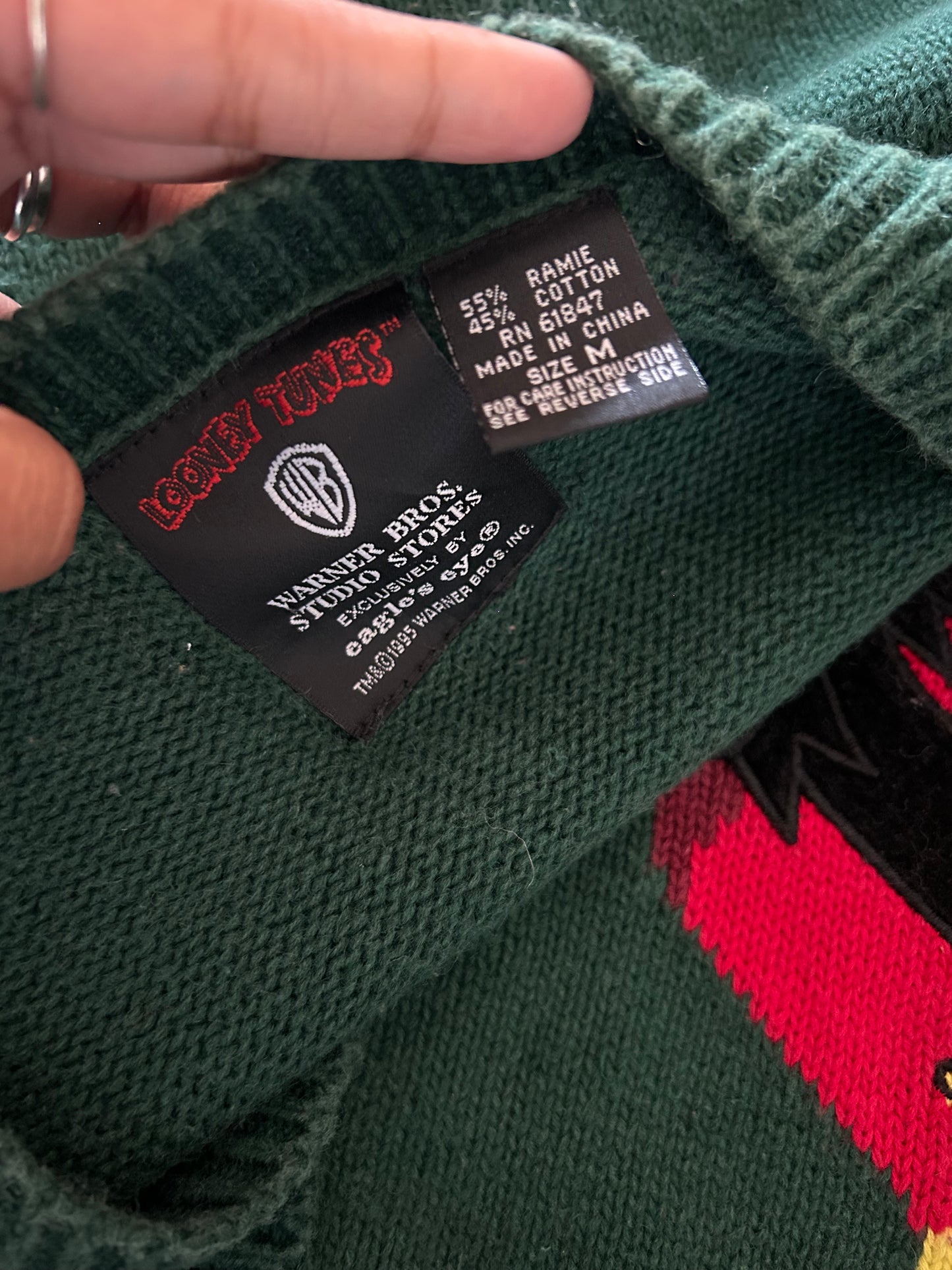 Looney Tones Vintage Knit Cardigan