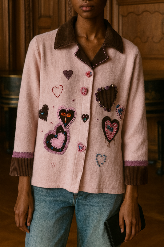 Vintage Storybook Knits Knit Cardigan