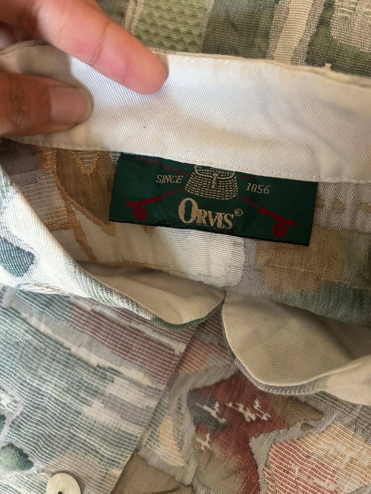 Vintage Orvis Textured Weaved Shaket