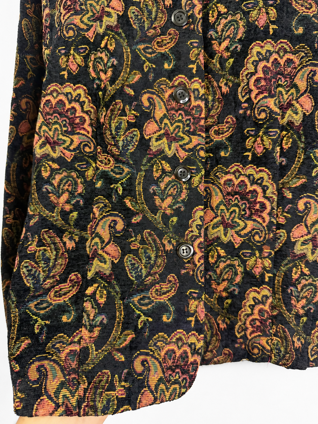 Vintage Floral Tapestry Jacket