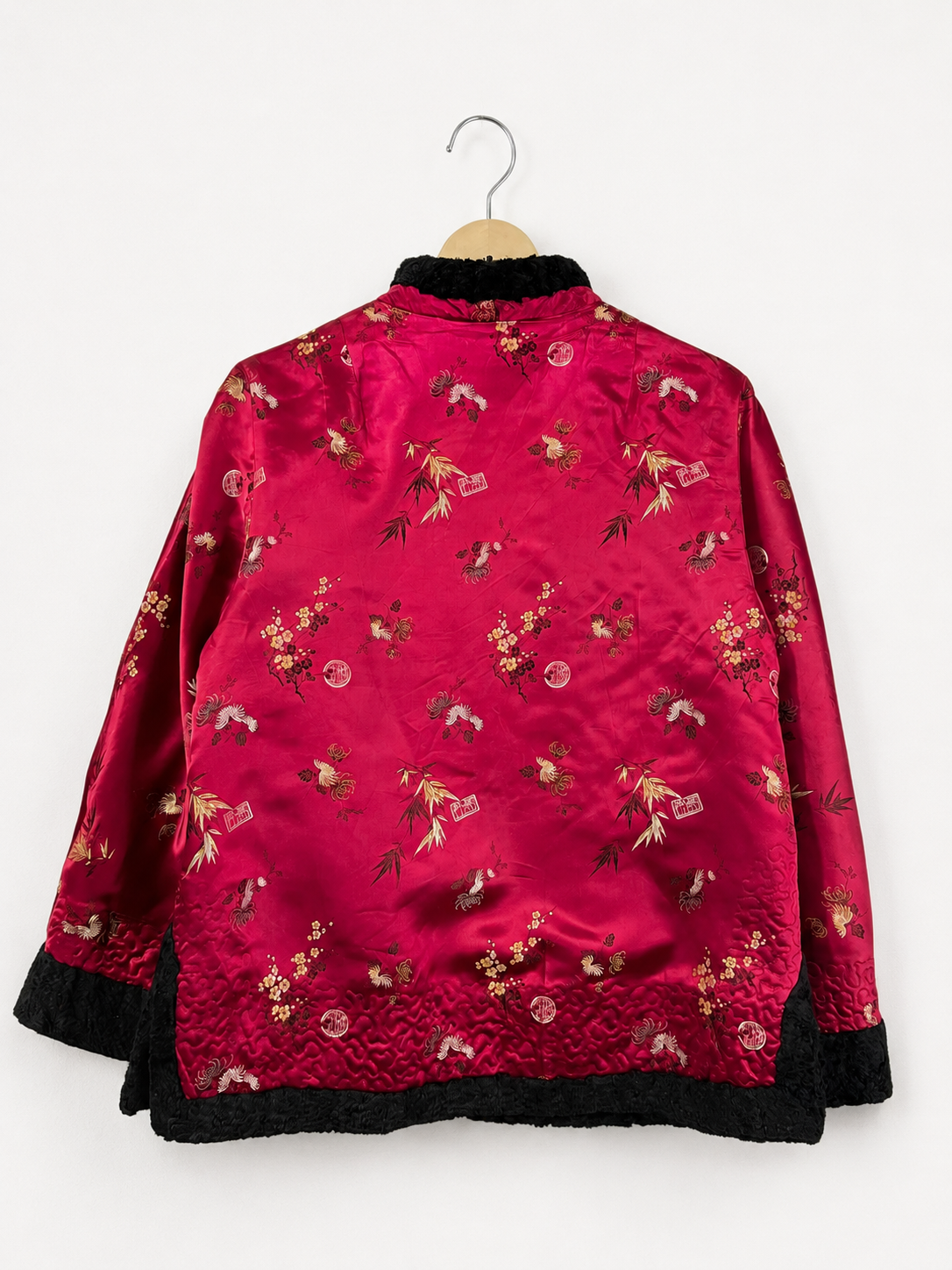 Vintage Fuchsia Tang Jacket