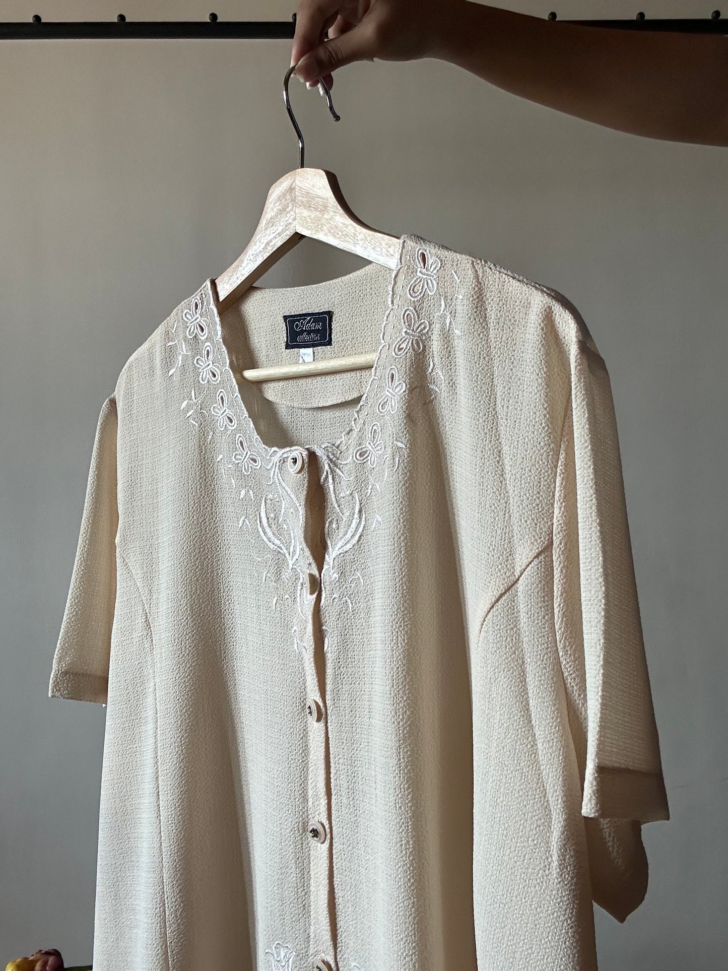 Adam Collection Vintage Embroidered Shirt