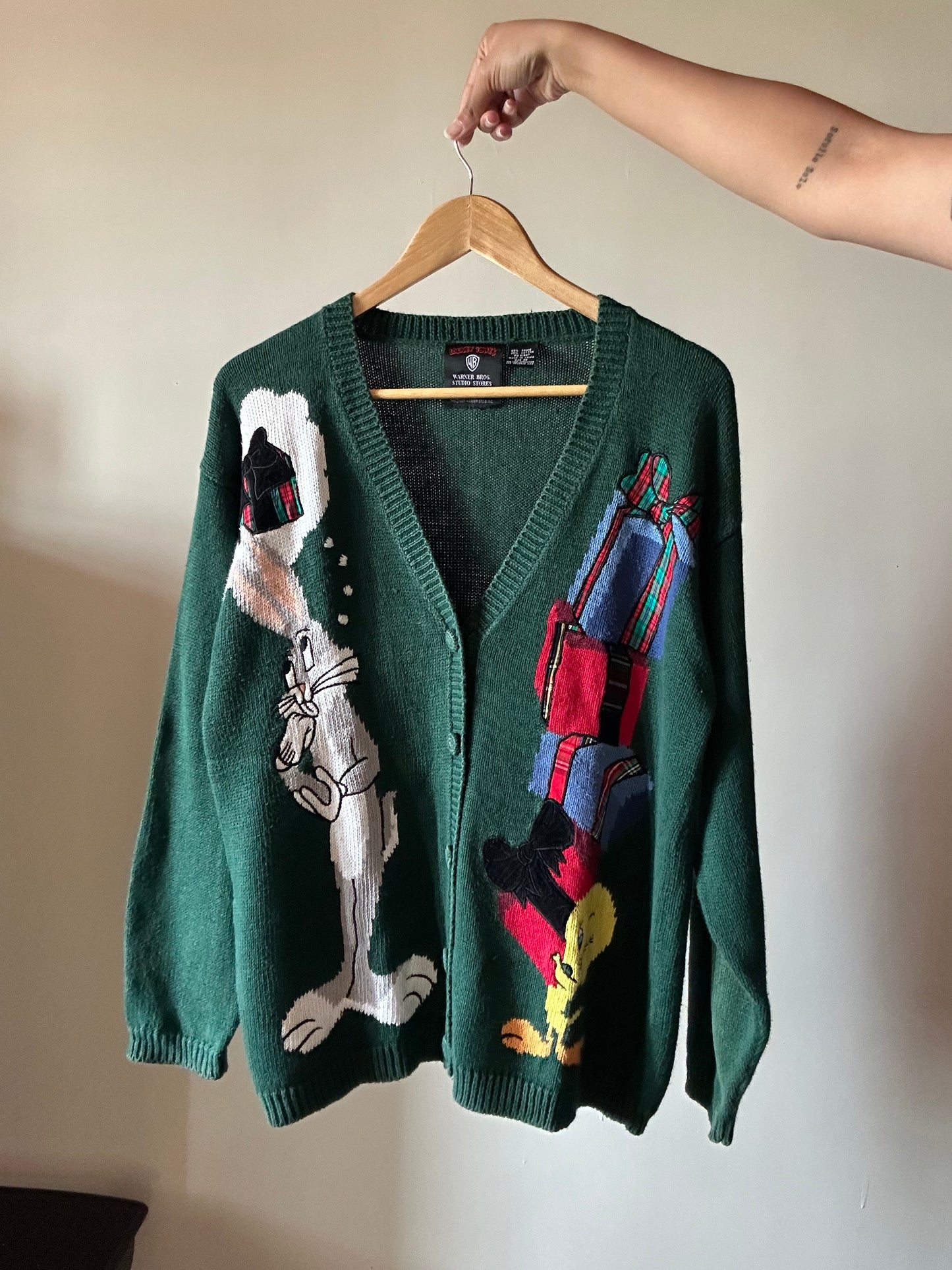 Looney Tones Vintage Knit Cardigan