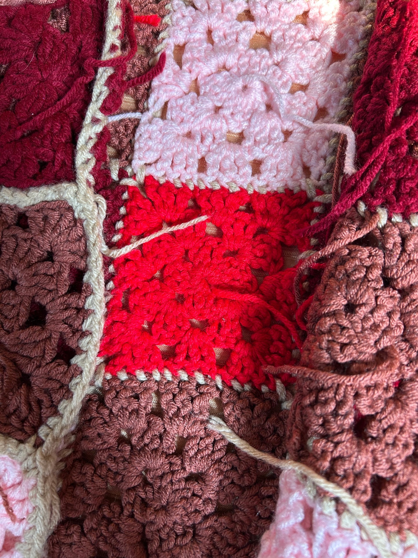 Crochet Vintage Cropped Cardigan