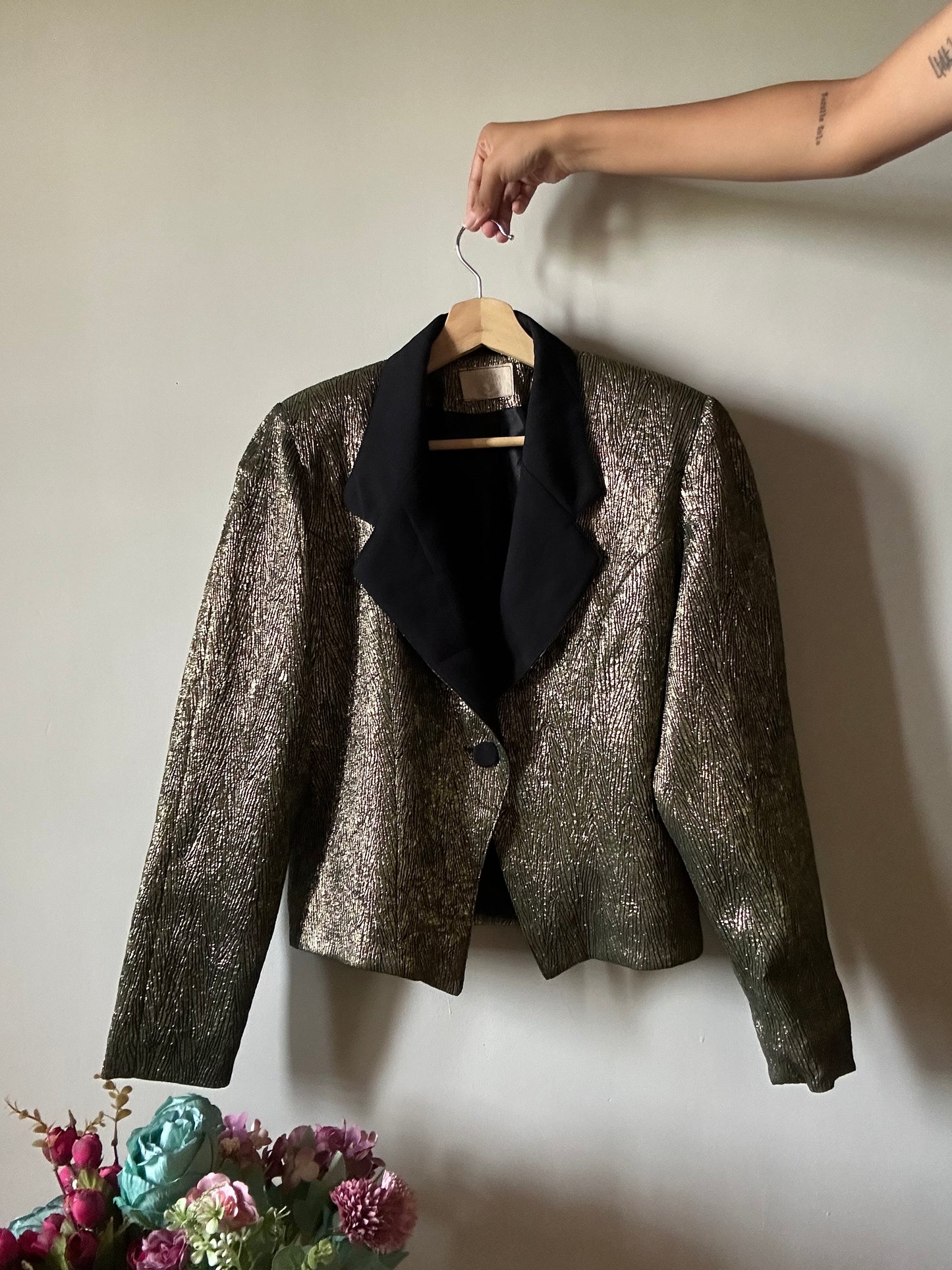 Vintage Flee Texted Blazer