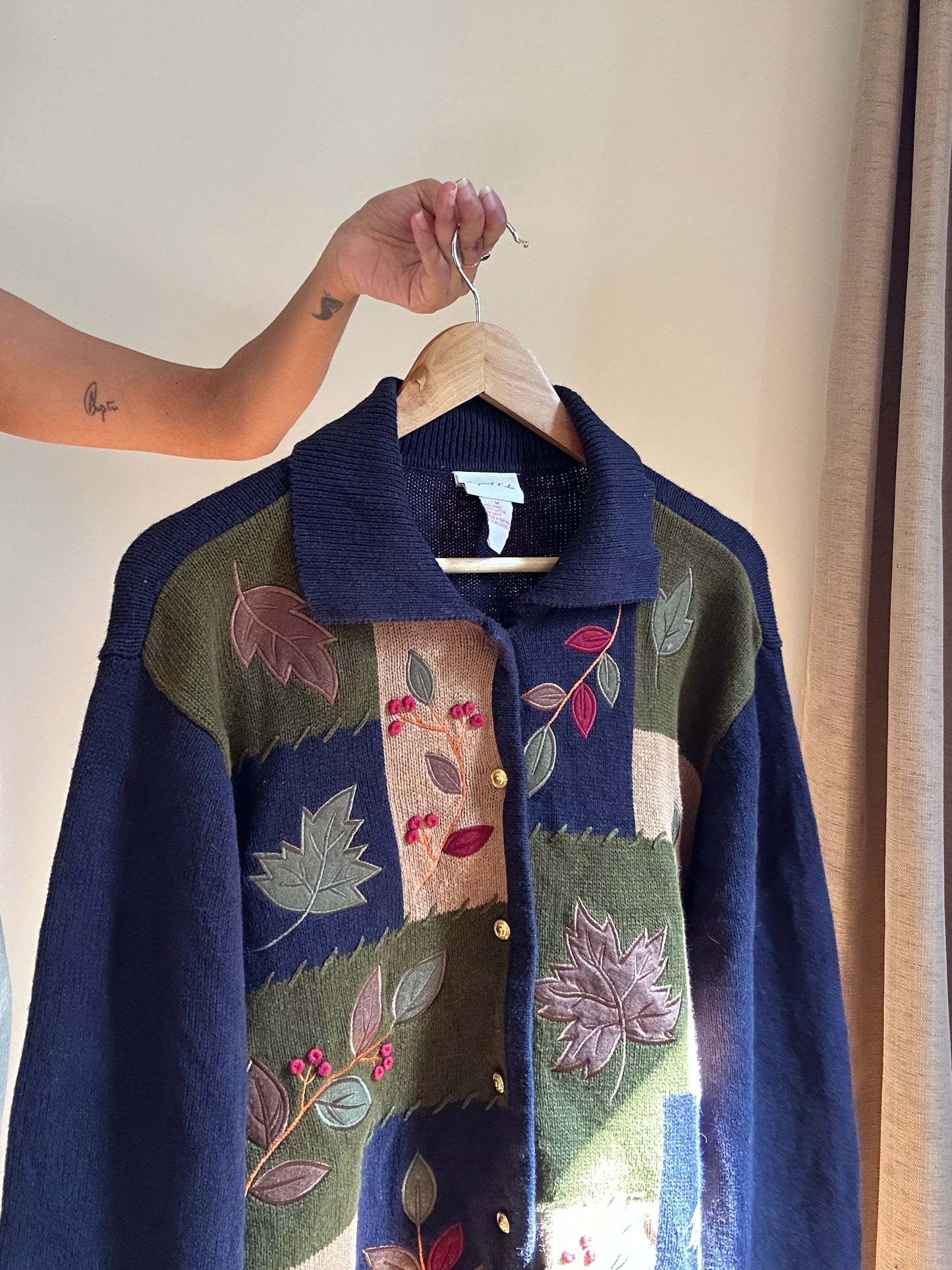 Crystal Kobe Vintage Knit Cardigan