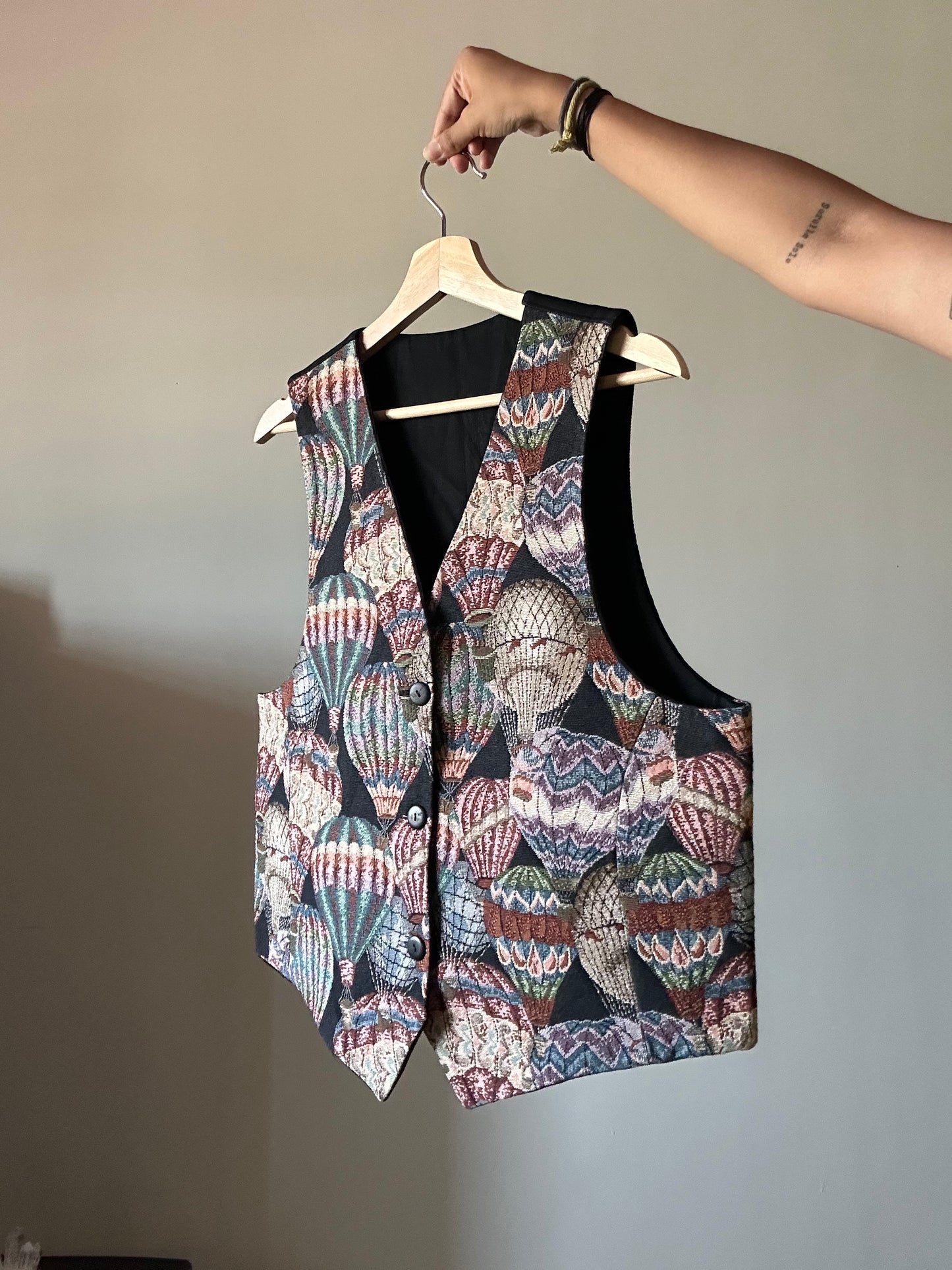 Vintage Tapestry Balloon Vest