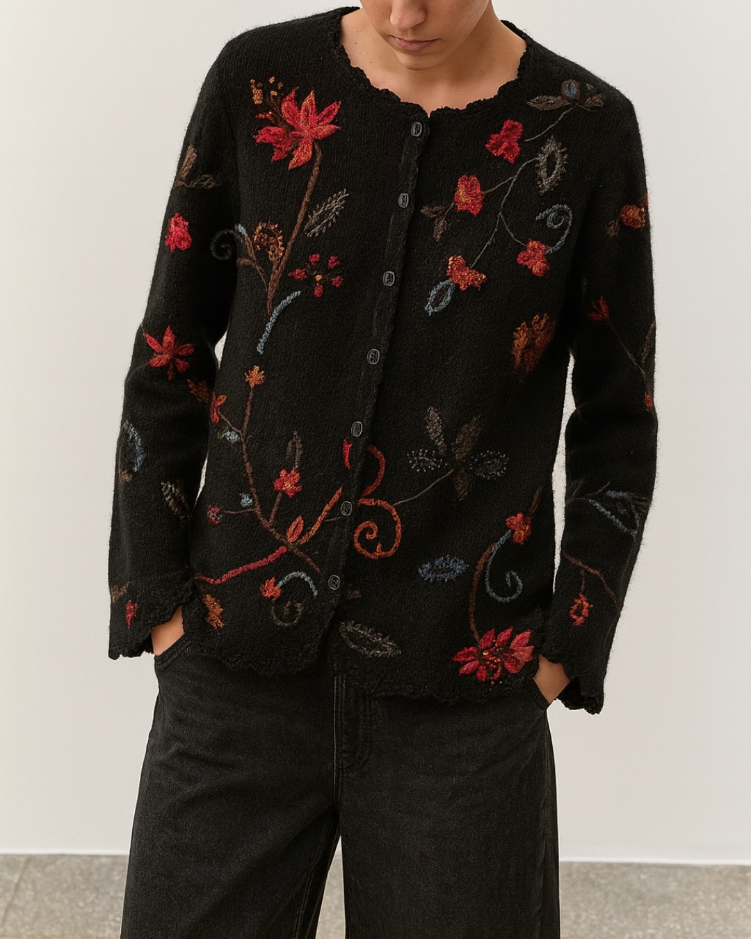 Coldwater Creek Vintage Knit Cardigan