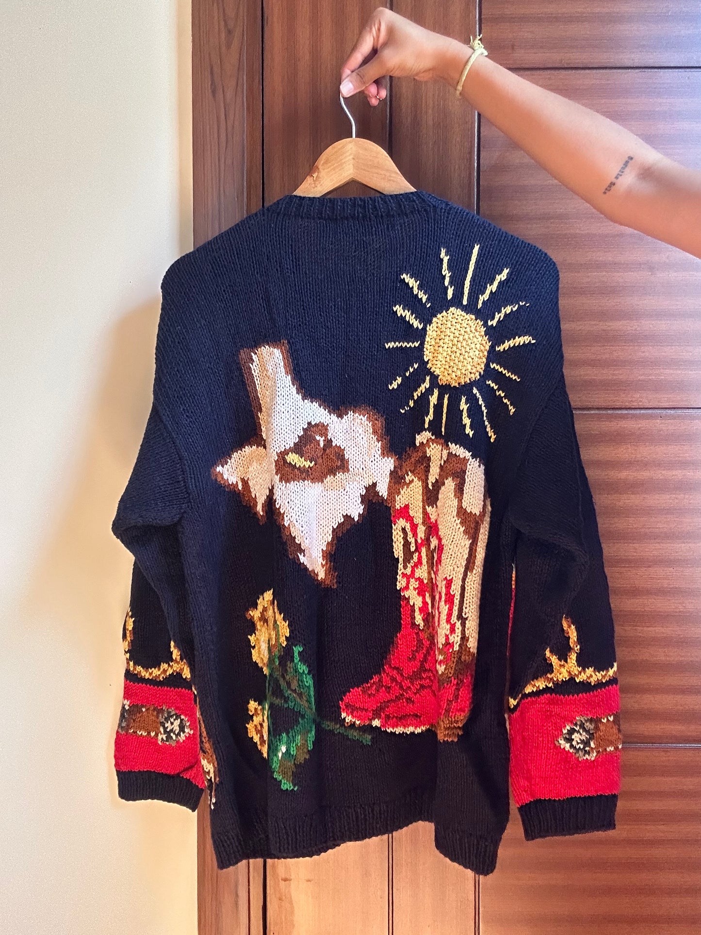 The Eagle’s Eye Vintage Hand Knit Cardigan