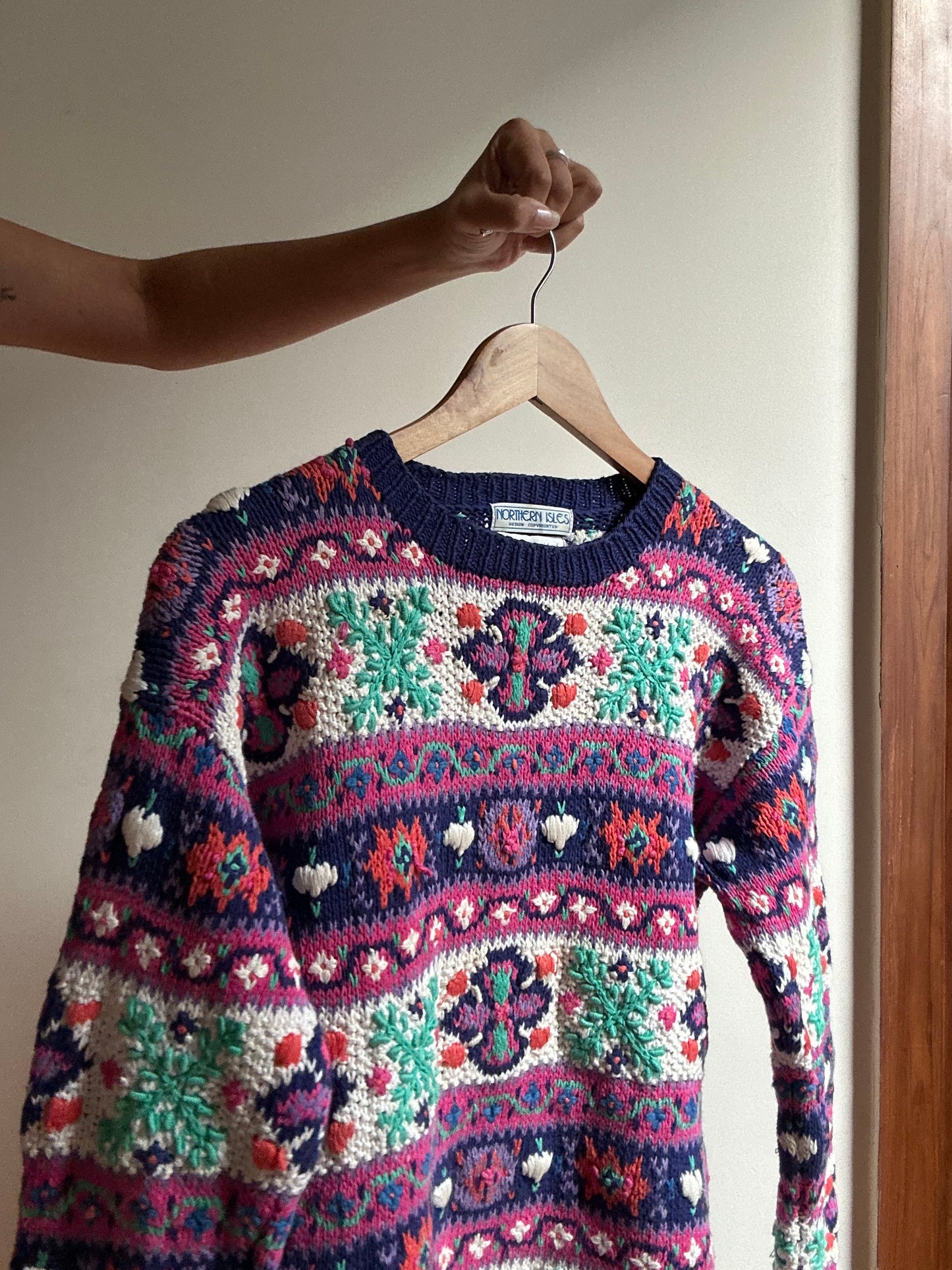 Northern Isles Vintage Hand Knit Pullover